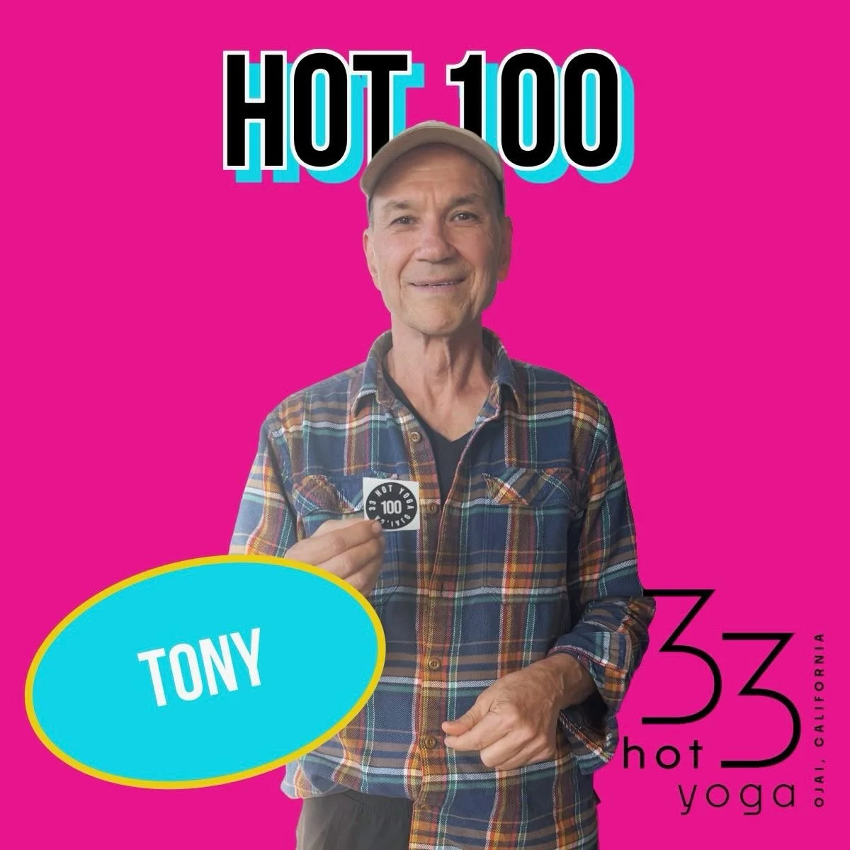 🔥 100 CLASSES OF TONY! 🔥
Join us in celebrating a massive milestone for a true legend on the mat. Tony just hit the 100-class mark here at 33 Hot Yoga! 🧘&zwj;♂️💯
Over the last year, Tony has shown us exactly what it means to commit. He shows up, 