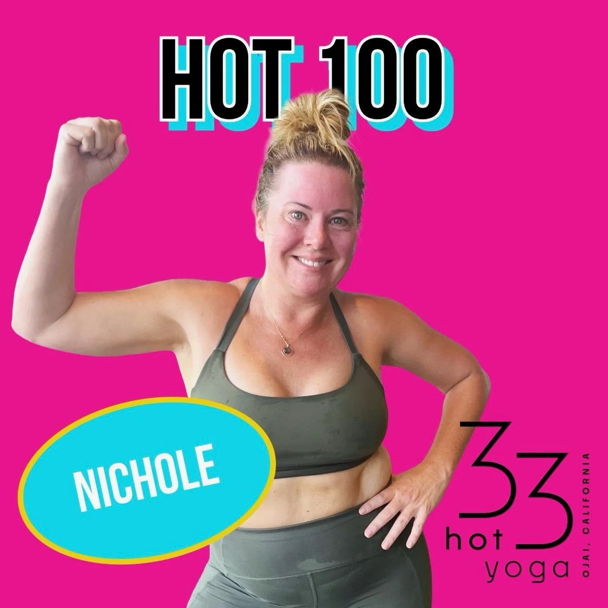 Huge congratulations to Nichole! Hitting 100 classes at 33 Hot Yoga is a major milestone, especially while balancing the demands of a busy professional life and motherhood. Showing up for yourself 100 times on the mat takes serious discipline, dedica