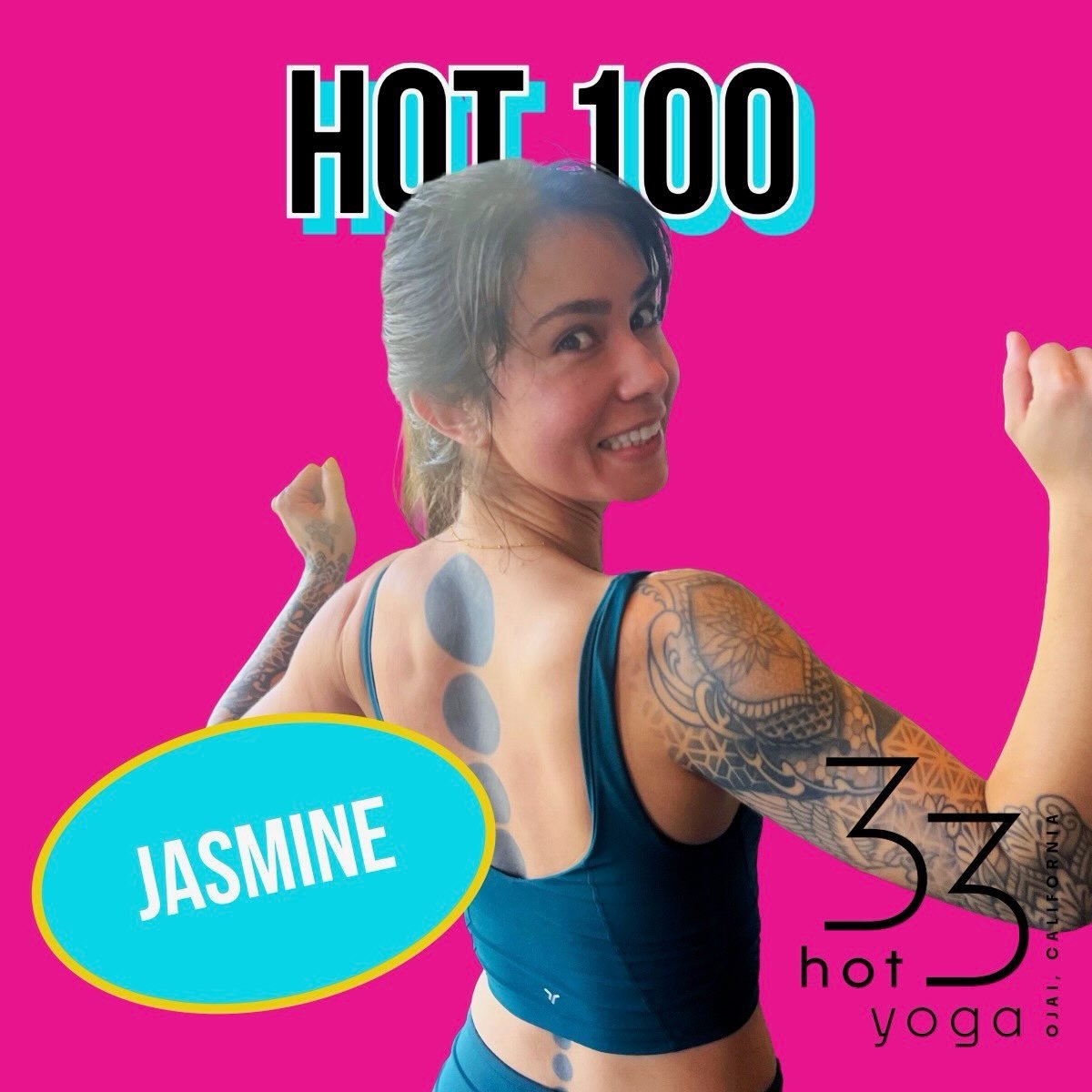 100 classes in the books! 💯🔥
Let&rsquo;s hear it for Jasmine, who officially hit her 100th class milestone at 33! Jasmine is a quiet force of nature in the hot room. She consistently shows up for herself&mdash;whether she&rsquo;s finding her flow i