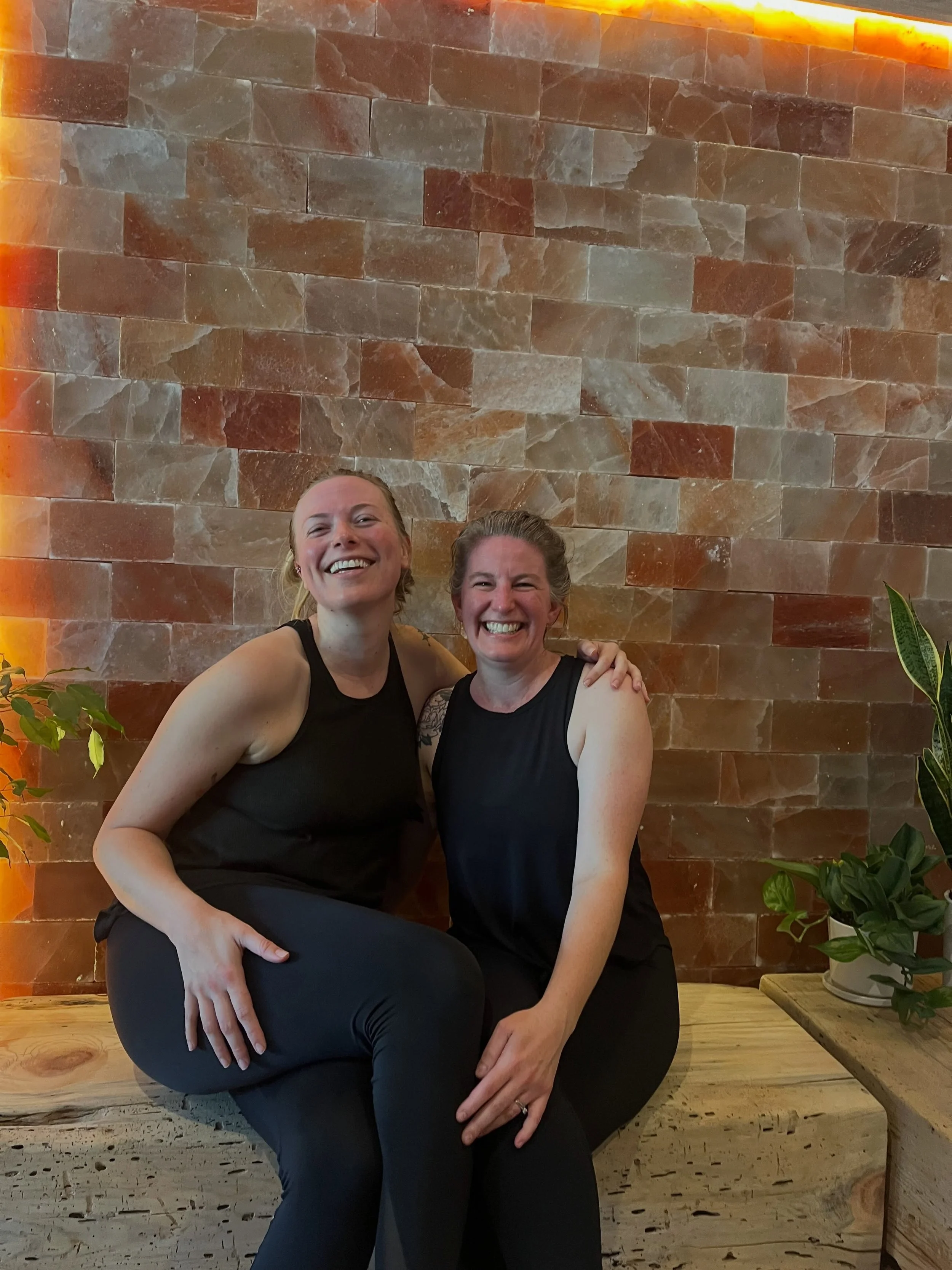 One of our favorite parts of 33 Hot Yoga? Watching studio neighbors become lifelong friends. 
Meet Meryl and Lindsey! They connected right here in class and have spent the last few months keeping each other motivated, accountable, and showing up stro