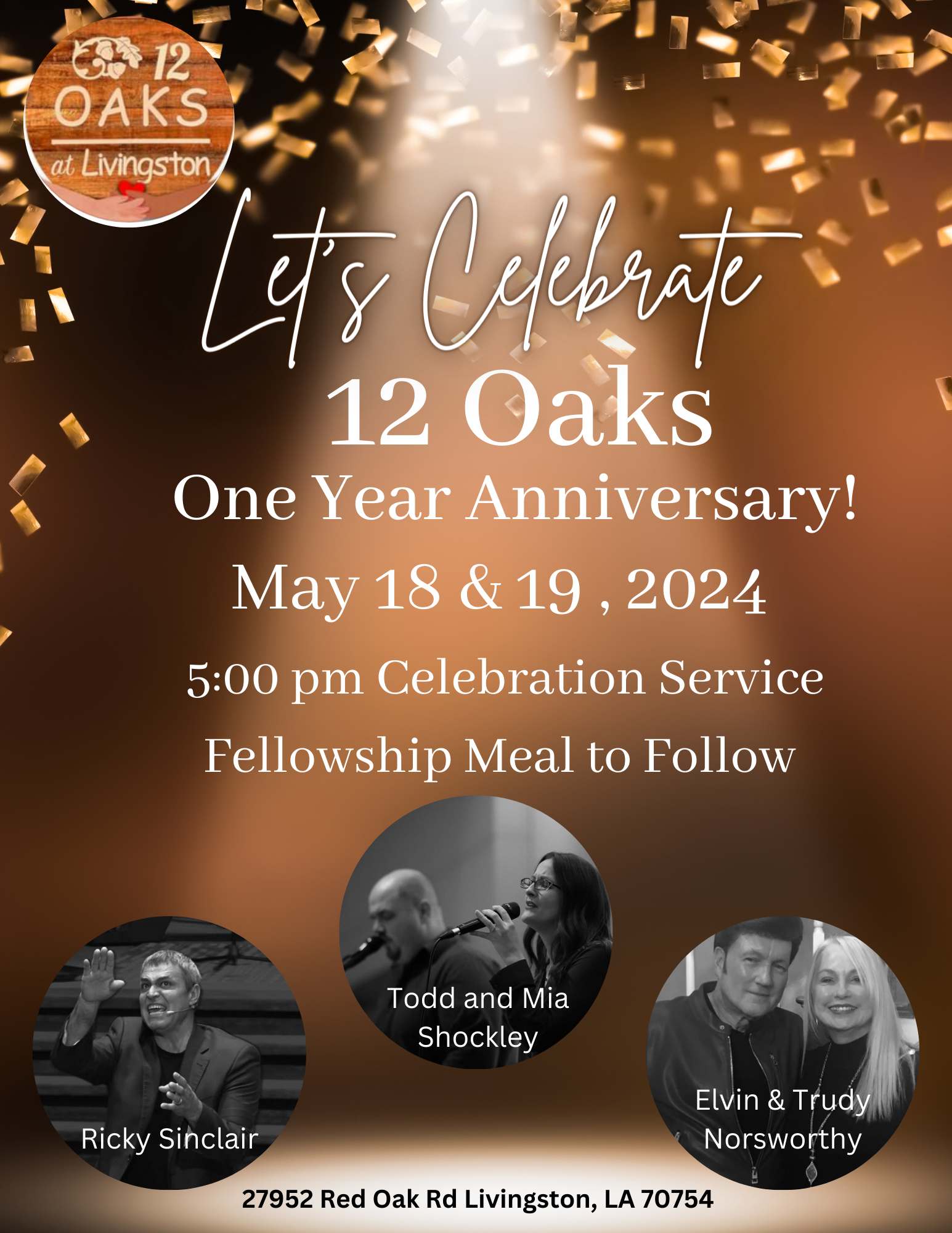 12 Oaks Anniversary Weekend