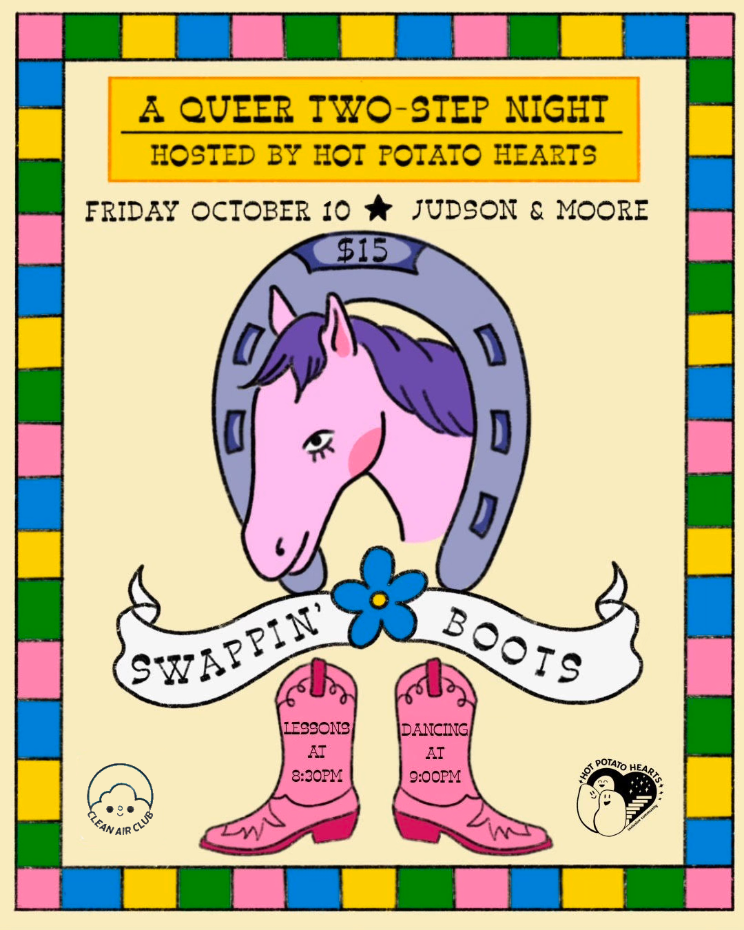 Swappin’ Boots hosted by Hot Potato Hearts
