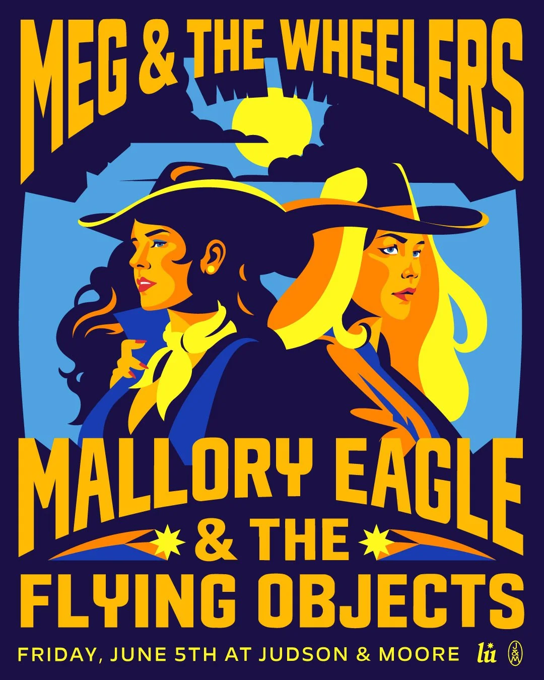 Meg &amp; The Wheelers, Mallory Eagle &amp; The Flying Objects