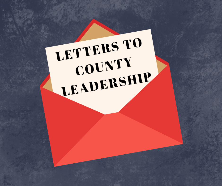 Member Letters to County Leadership