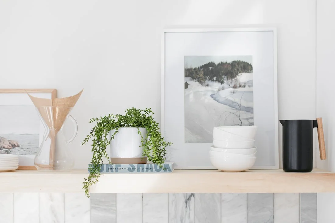 DIY Floating Kitchen Shelf