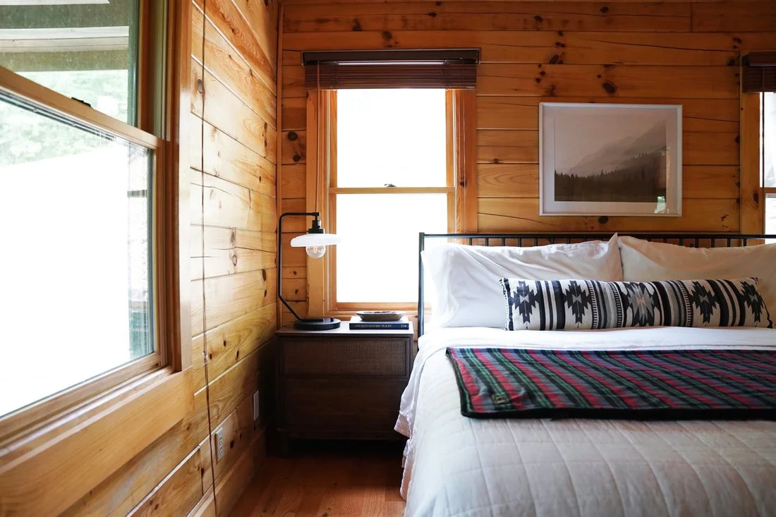 Cabin Main Floor Primary Bedroom Reveal