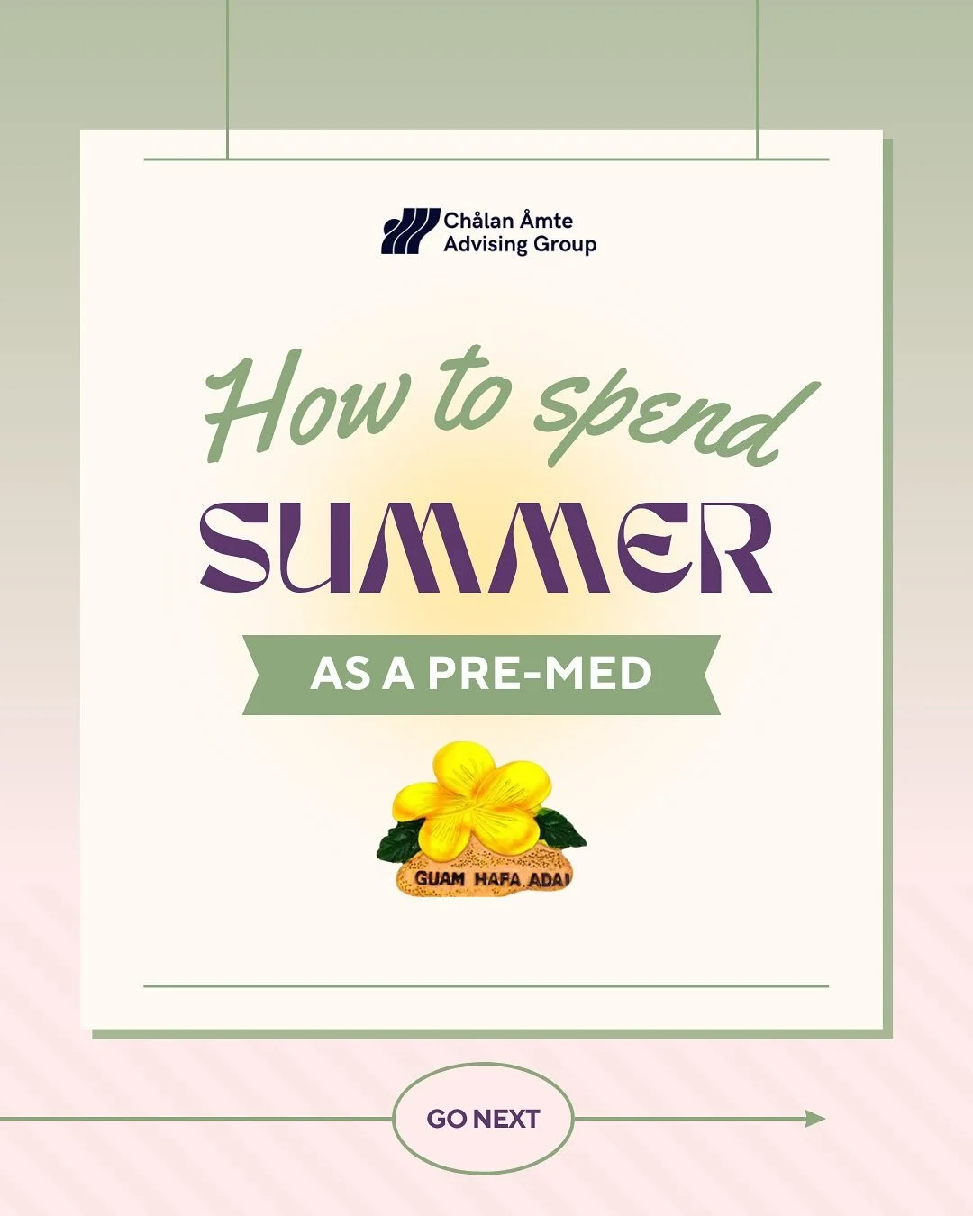 After a long summer, we&rsquo;re back! ☀️ 

We&rsquo;ve put together some of the best ways to make the most out of your break as a pre-med! Summer is the perfect time to rest, gain experience, give back to our island, and so much more 🌺 

‼️ Remembe