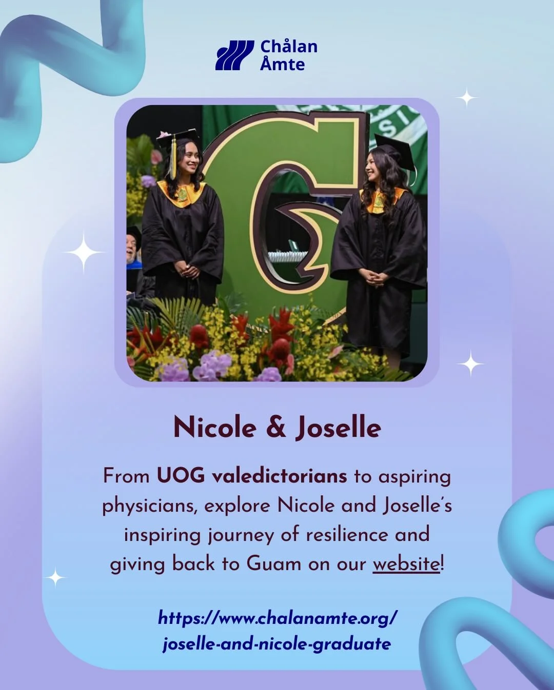 The journey of Joselle Garcia and Nicole Pineda shows what&rsquo;s possible through hard work, community, and resilience. As UOG Class of 2025 valedictorians, they continue inspiring the next generation of aspiring doctors from Guam! ⭐️🎓

Read more 
