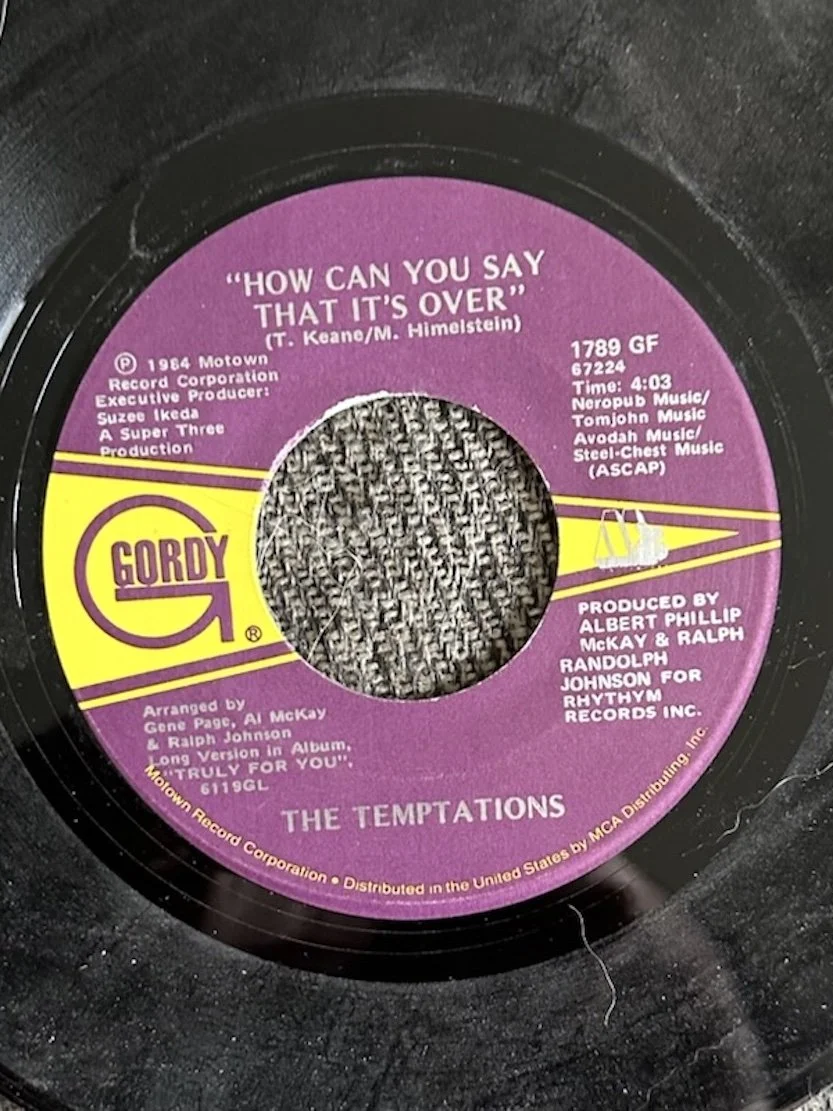 The Temptations "How Can You Say It's Over"