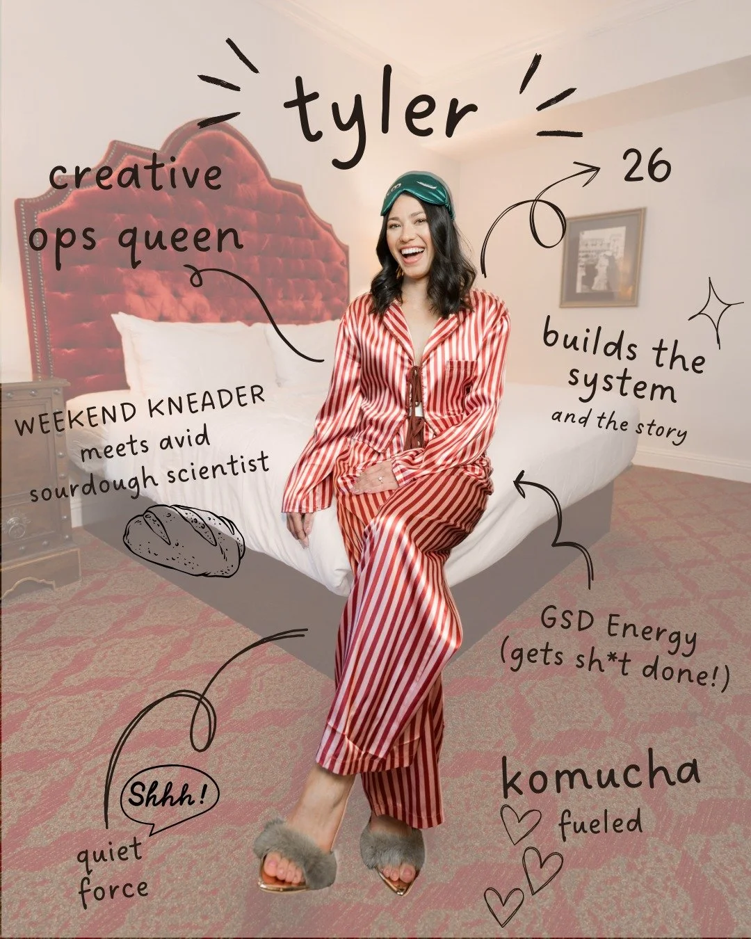 Some people juggle sourdough starters. Some juggle social media calendars. Tyler does both &mdash; and makes it look effortless. 🥖✨

She&rsquo;s the quiet force of REM: our Creative Ops Queen who builds the systems and the story, keeps the newslette