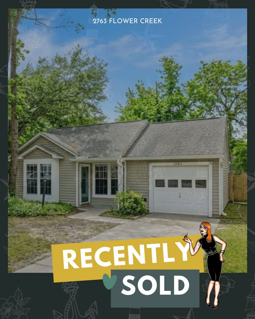 Y'all. We closed on Flower Creek and it feels kinda weird to say I'm happy to see a house go.

Quick recap: tenant nightmare, water ruptured in the house, and my seller had to rip out and replace all the flooring. Ew.

So when I say we closed on this