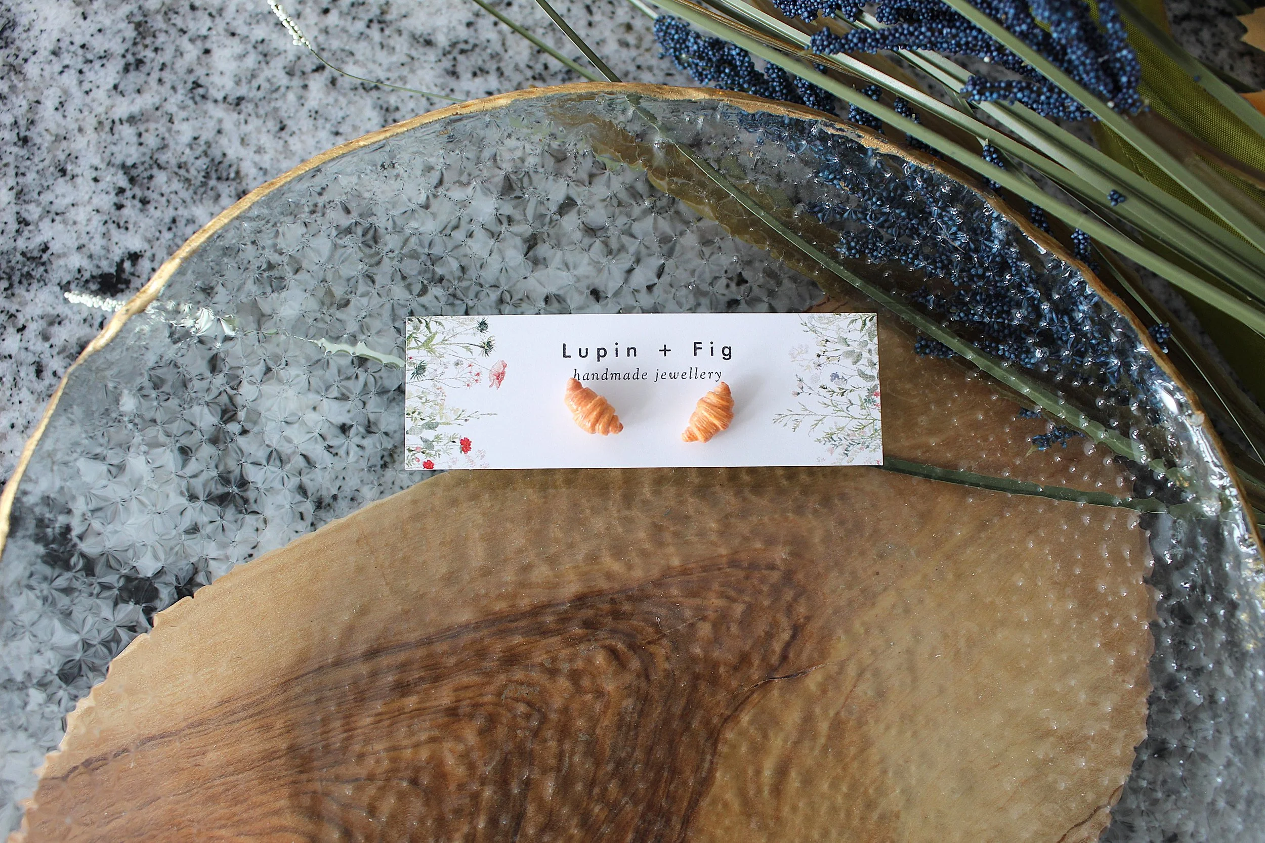 Croissant Studs