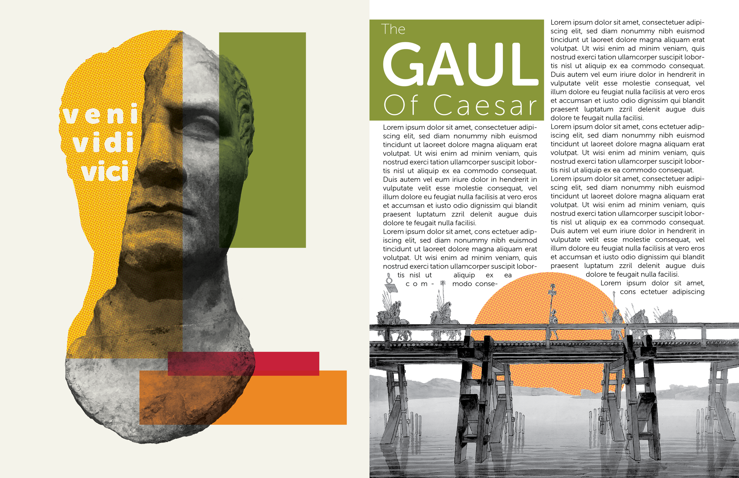 Magazine Mockup Spread