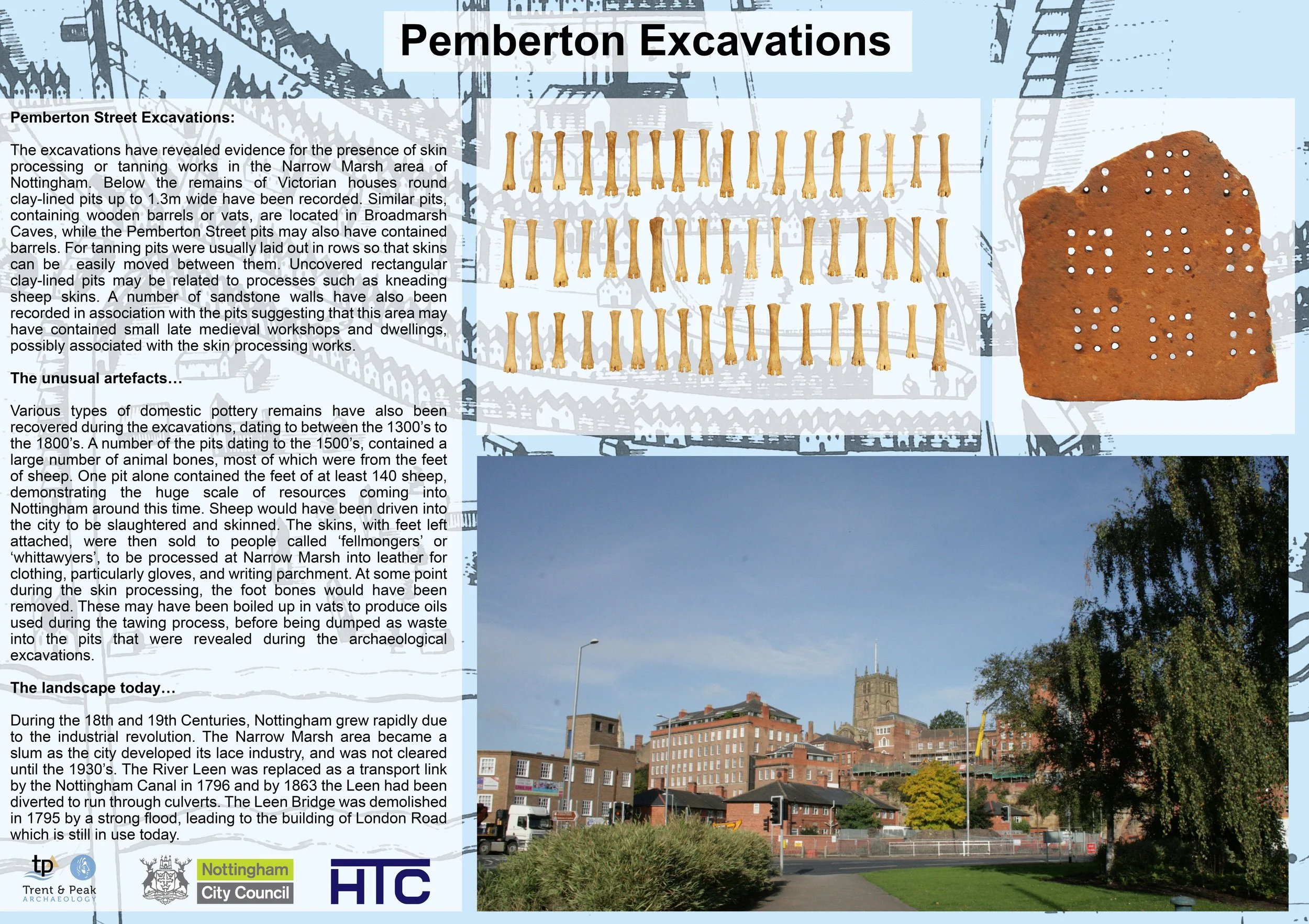 Informational Poster on Excavation Site 2/2