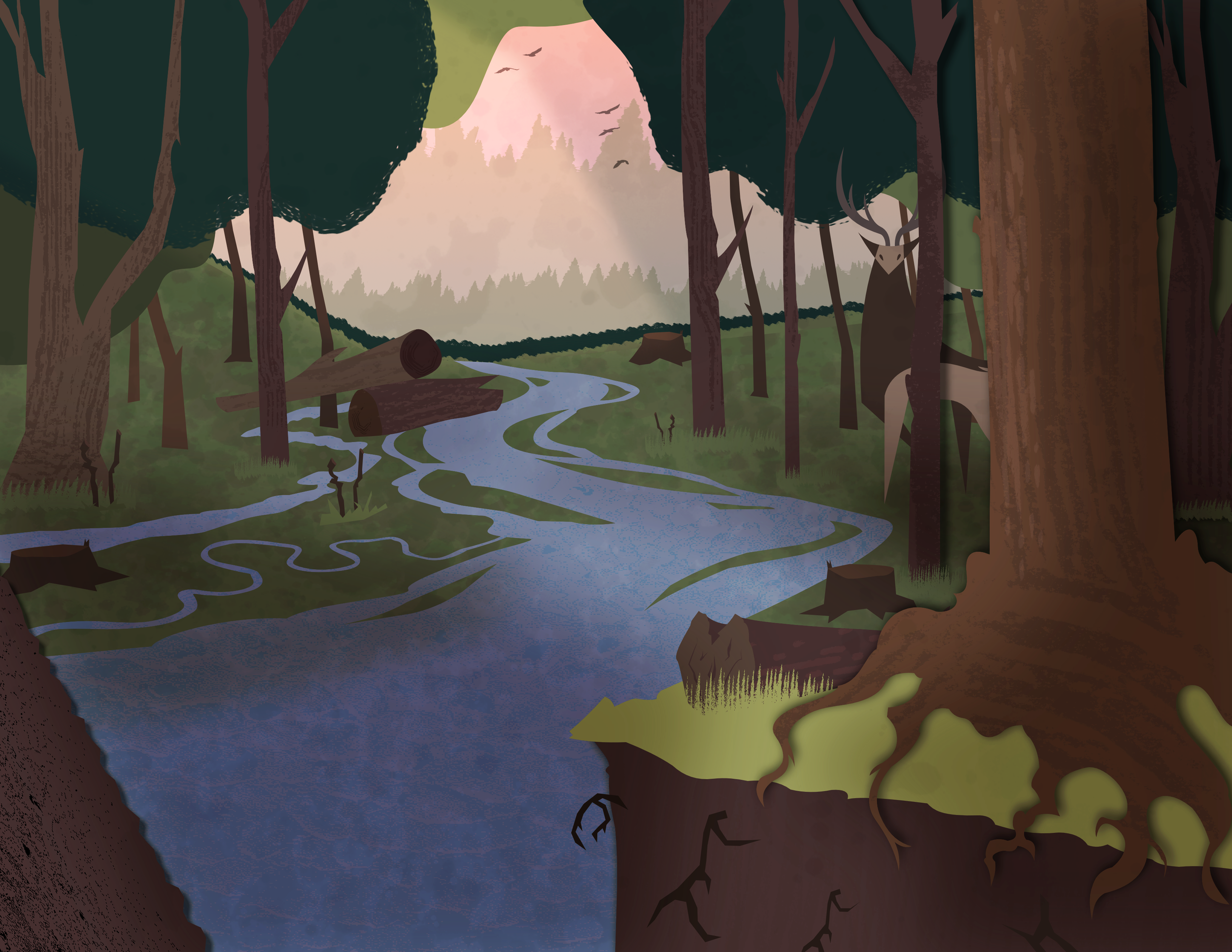  The Necanicum Watershed Council in partnership with Nuveen Natural Capital and the Chinook Indian Nation promoted the decommission and removal of a timber road and undersized culvert in a stream of the Necanicum River. Together with the placement of