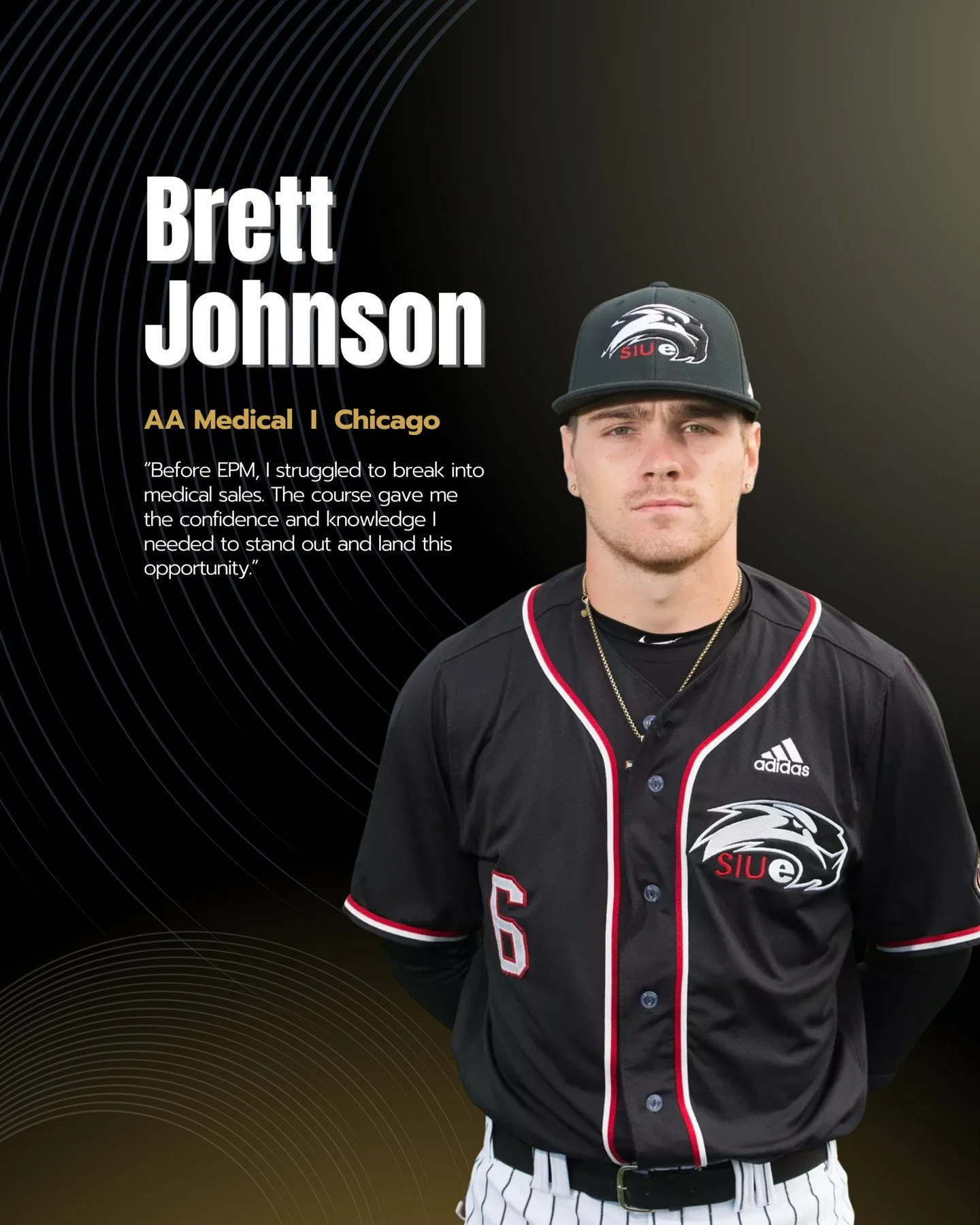 Congrats to the latest Elite Performance Medical Athlete Placement, Brett Johnson! 👏⁠
⁠
Brett, a former Southern Illinois University Edwardsville standout and Minor League Baseball player, has accepted a position with AA Medical in Chicago.⁠
⁠
The g