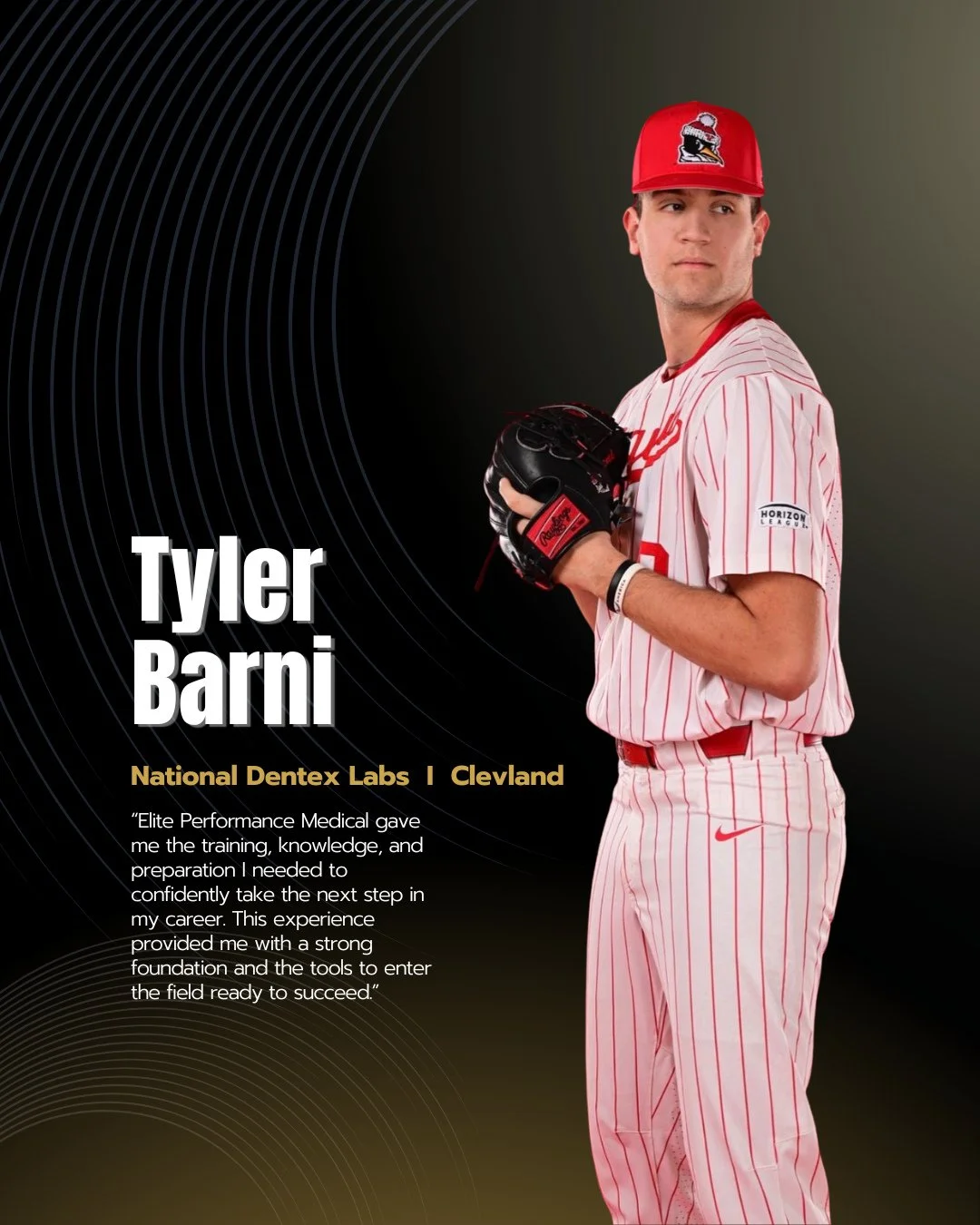 Another Elite Performance Medical Athlete Placement!⁠
⁠
Congratulations to Tyler Barni on accepting a position with National Dentex Labs covering the Cleveland territory!⁠
⁠
A former baseball player at Youngstown State University, Tyler has shown exa