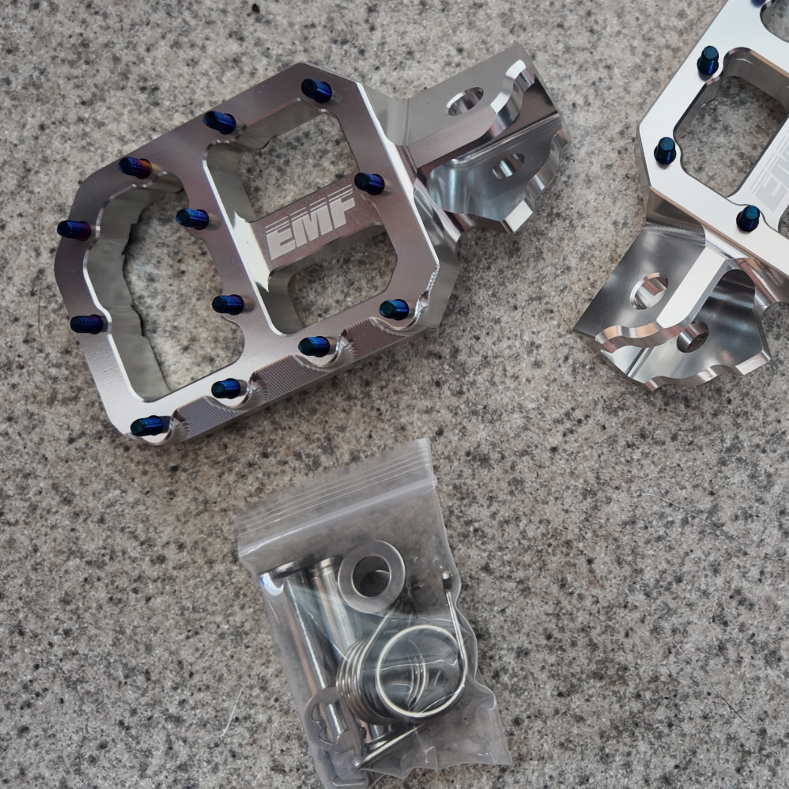 Tuttio Soleil 01 CNC Foot pegs!  Chrome or black Tuttio footpegs bolt on 100% tested!  Best Cheapest tuttio pegs.  Tuttio chrome pegs. EMF pegs Electric moto family pegs tuttio parts. Alltuttio parts
