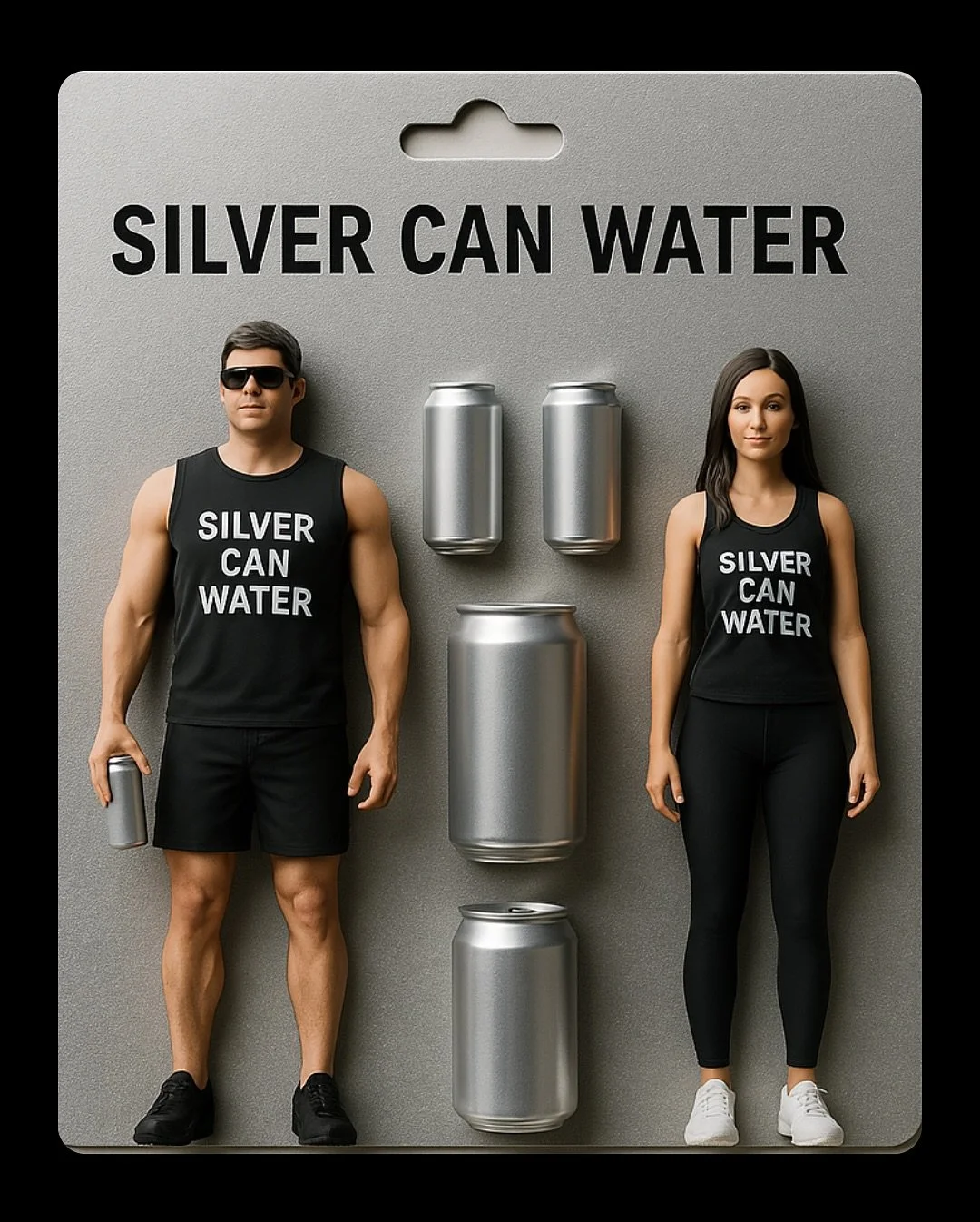 We saw the action figure trend and had to do it… our way.💦
No plastic packaging. ♻️ 
Just cans, hydration, and vibes.
#silvercanwater #hydrationnation #crackthecan #sustainableliving