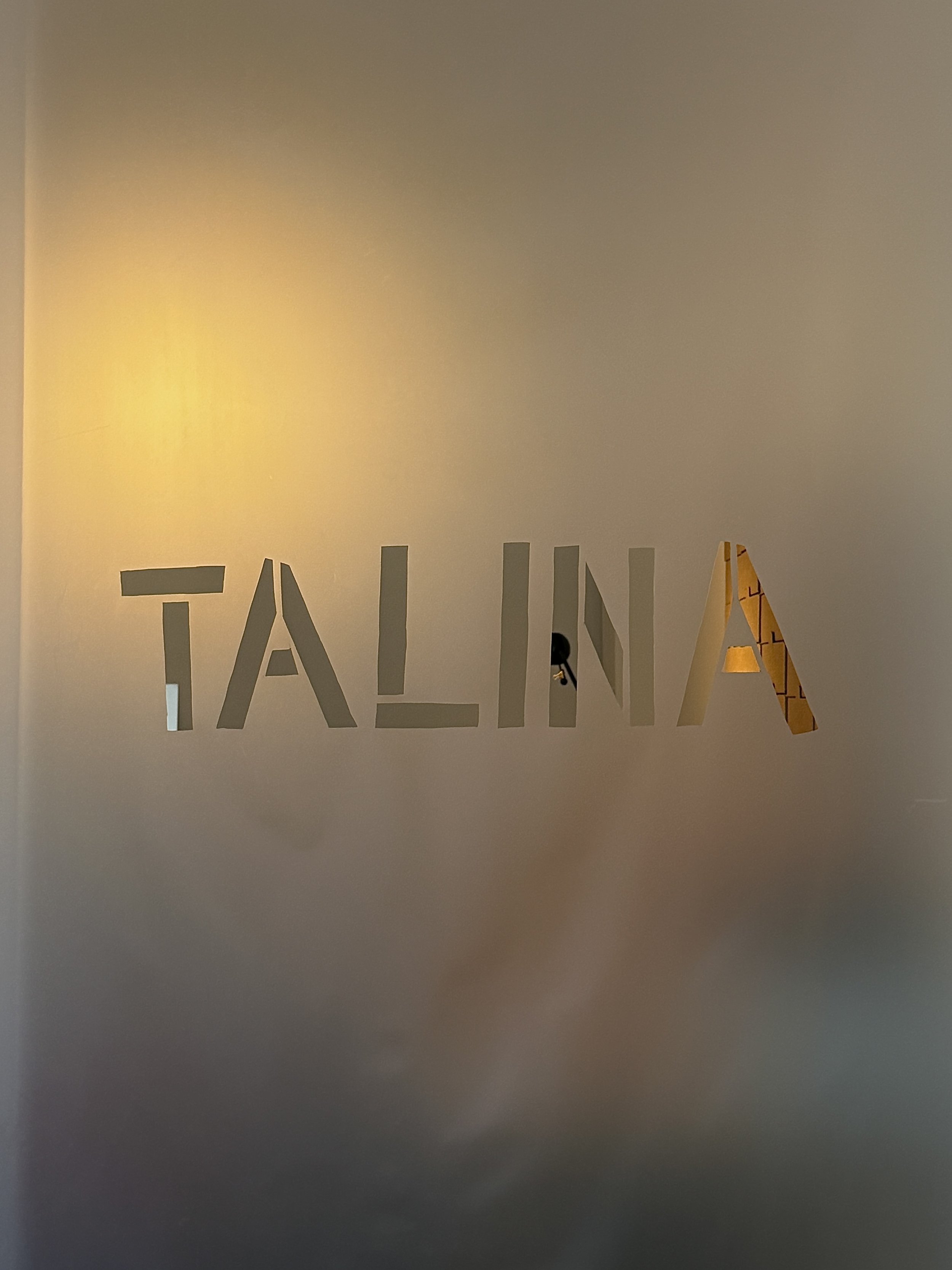 VISITING TALINA'S STUDIO
