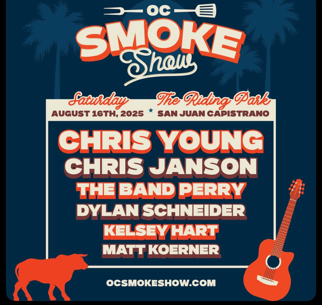 OC Smoke Show ft. Chris Young at the Riding Park