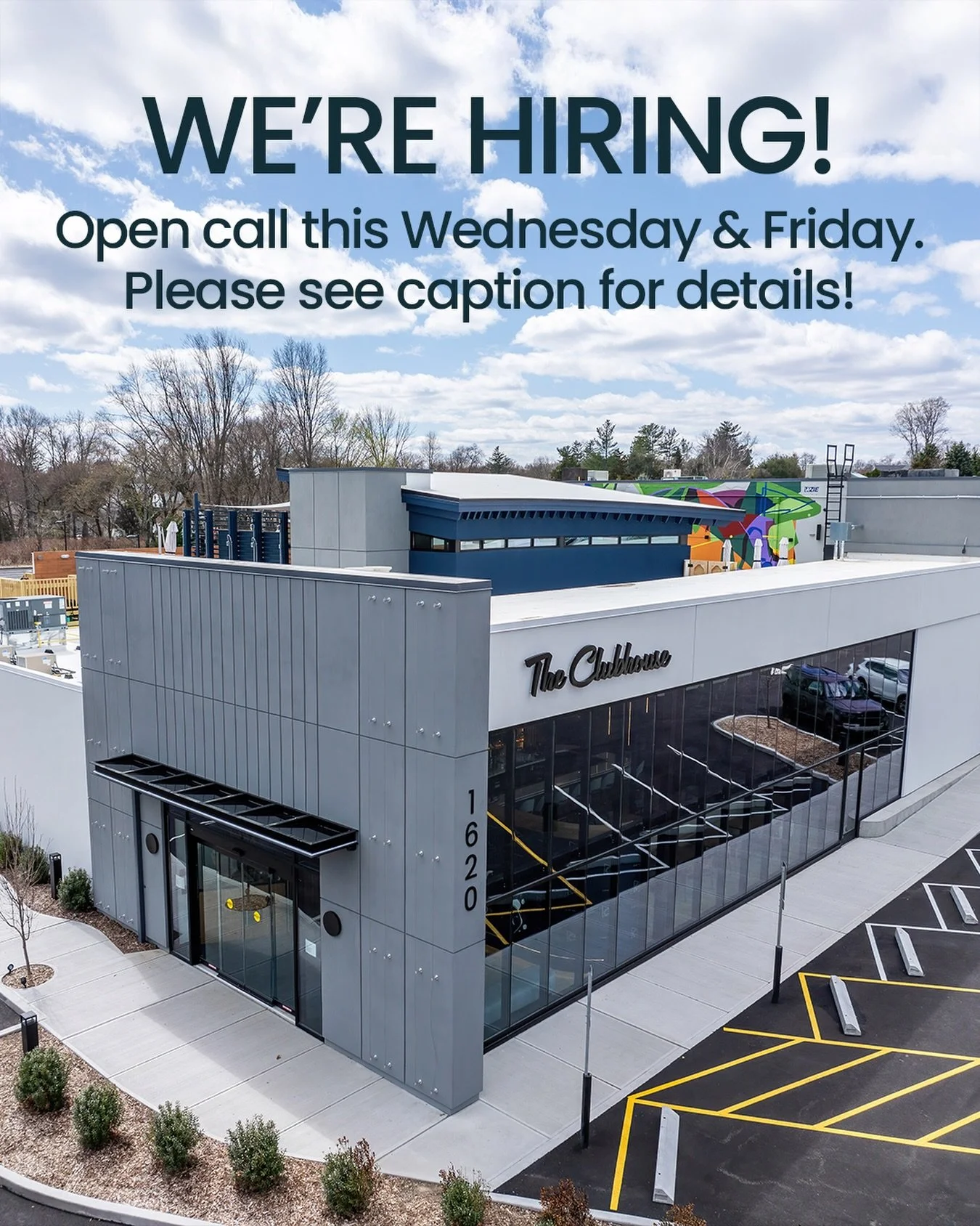The Clubhouse is hiring! 🎉 We are looking for Bartenders, Line Cooks, and a Kitchen Manager / Chef  to join our growing team. If you are a professional that is passionate about providing excellent customer service and creating a fun and welcoming at