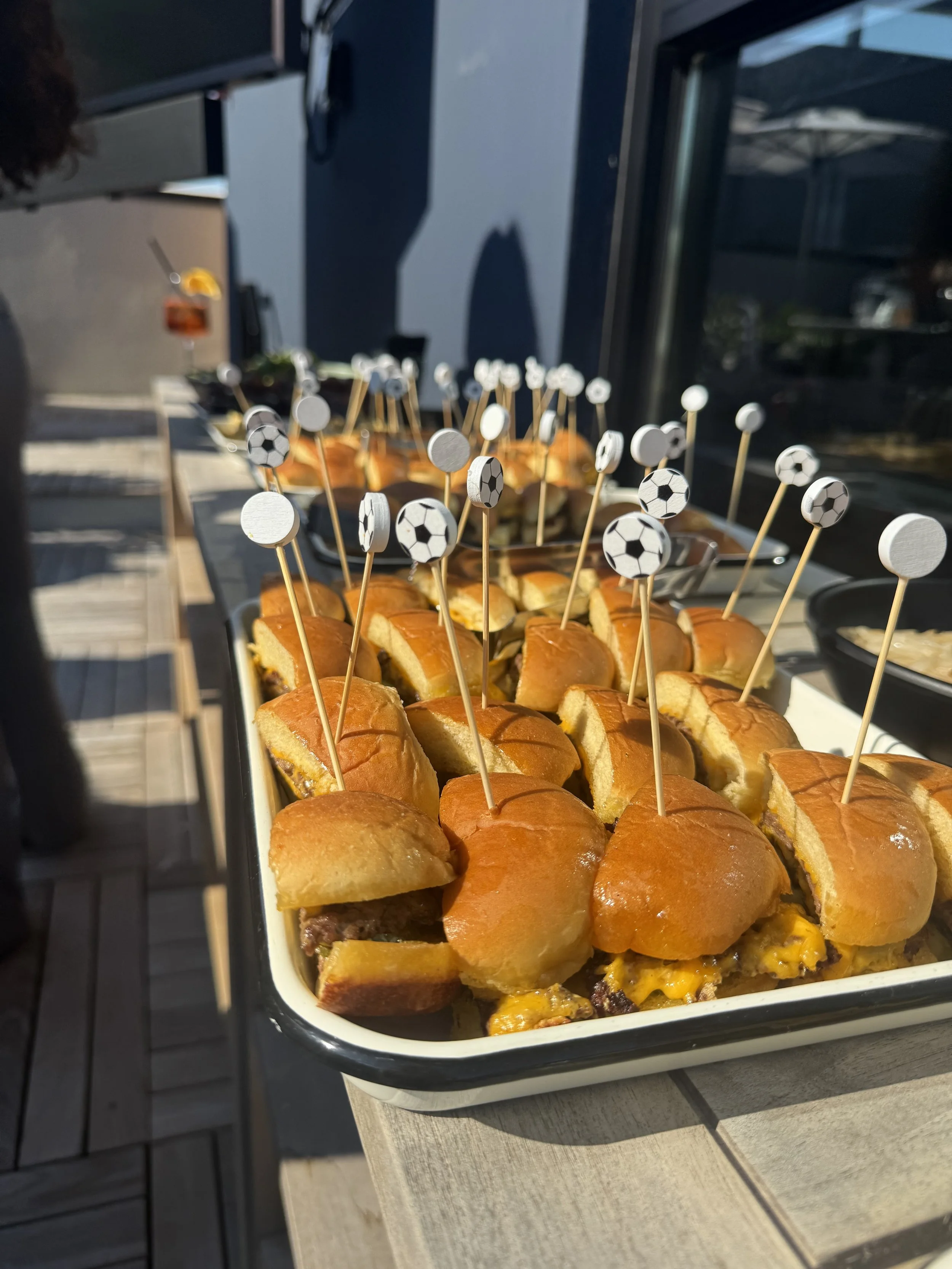 Smashburger Catering on the Rooftop