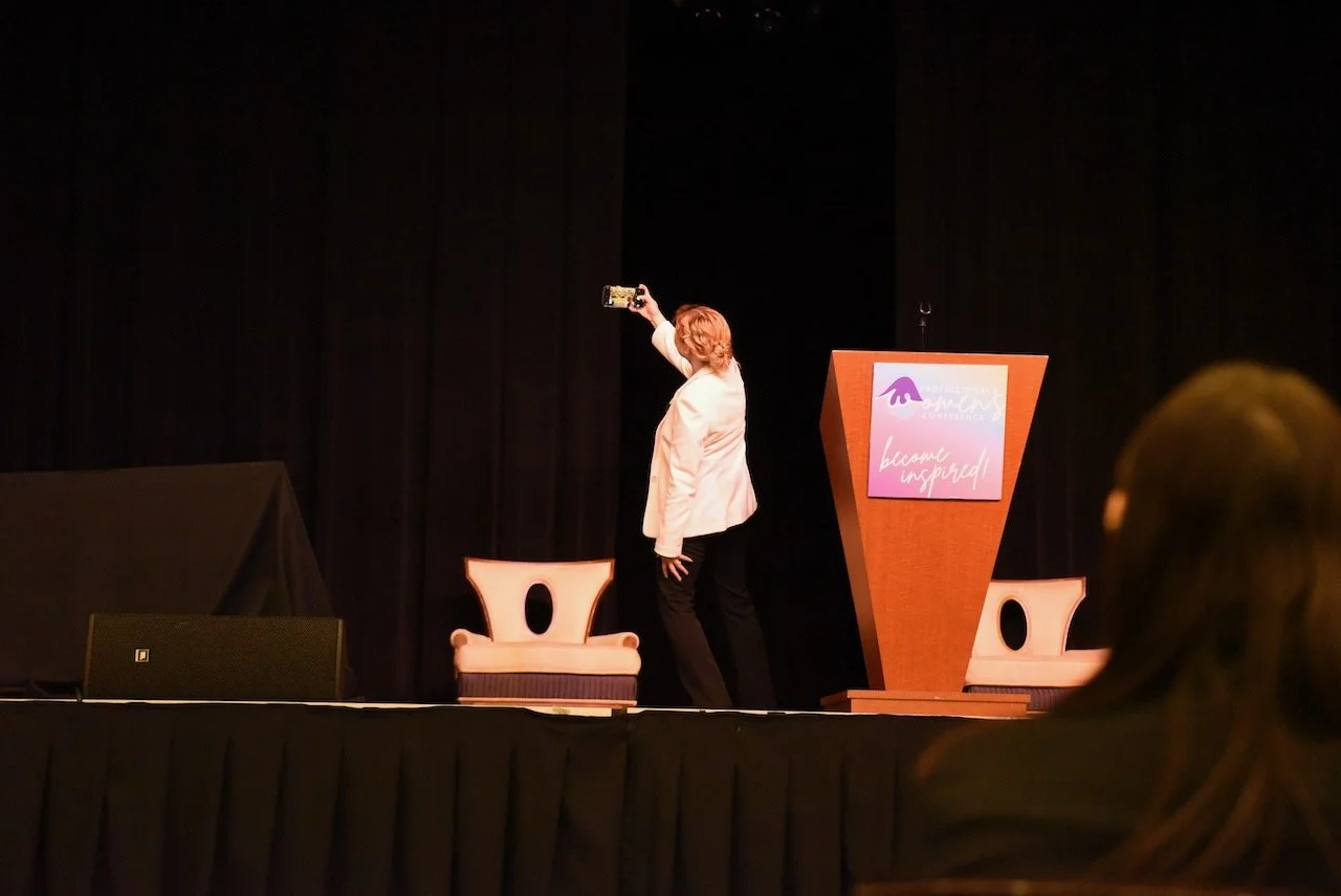 A workplace team at the Professional Women's Conference