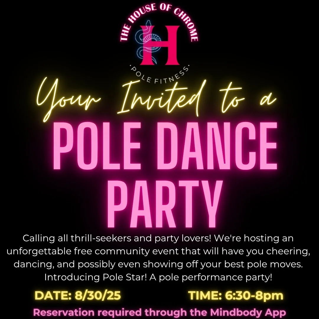 Join us for a free social hang come chat, dance, and connect with the Chrome fam 💕⁠
⁠
Next Saturday. Reserve your FREE spot  through Momence.