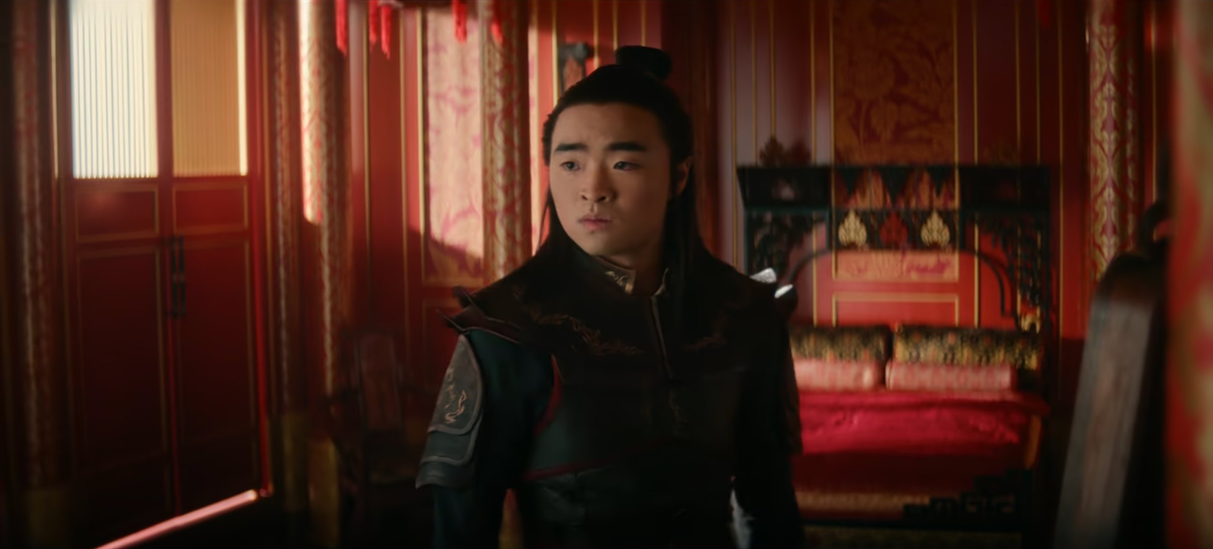 INT. ROYAL PALACE: PRINCE ZUKO QUARTERS - PRODUCTION STILL