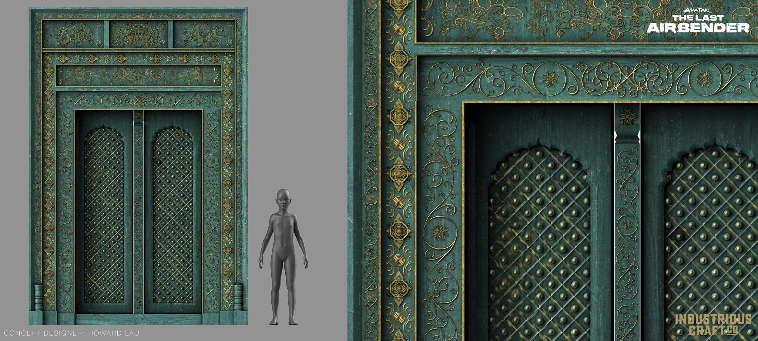 BATTLE ROOM DOOR - PAINT OVER
