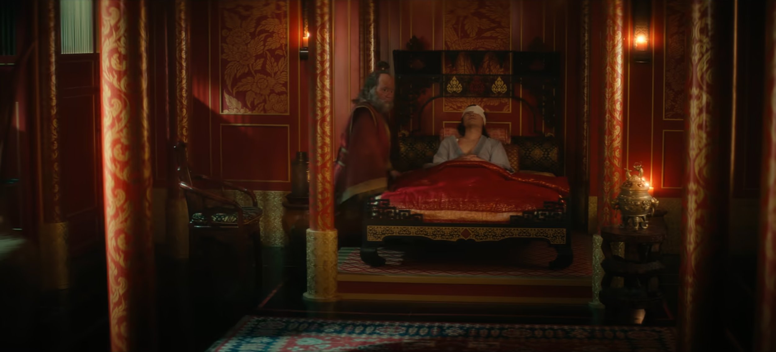 INT. ROYAL PALACE: PRINCE ZUKO QUARTERS - PRODUCTION STILL