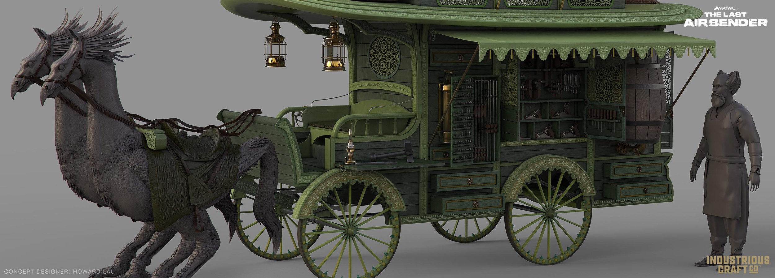 OSTRICH HORSE DESIGN BY CONSTANTINE SEKERIS