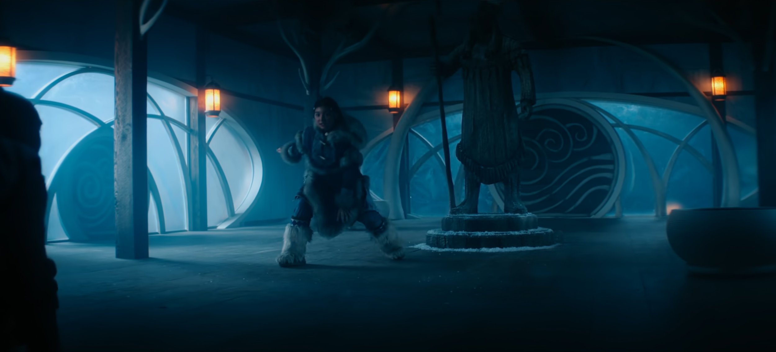INT. KURUK SHRINE - PRODUCTION STILL