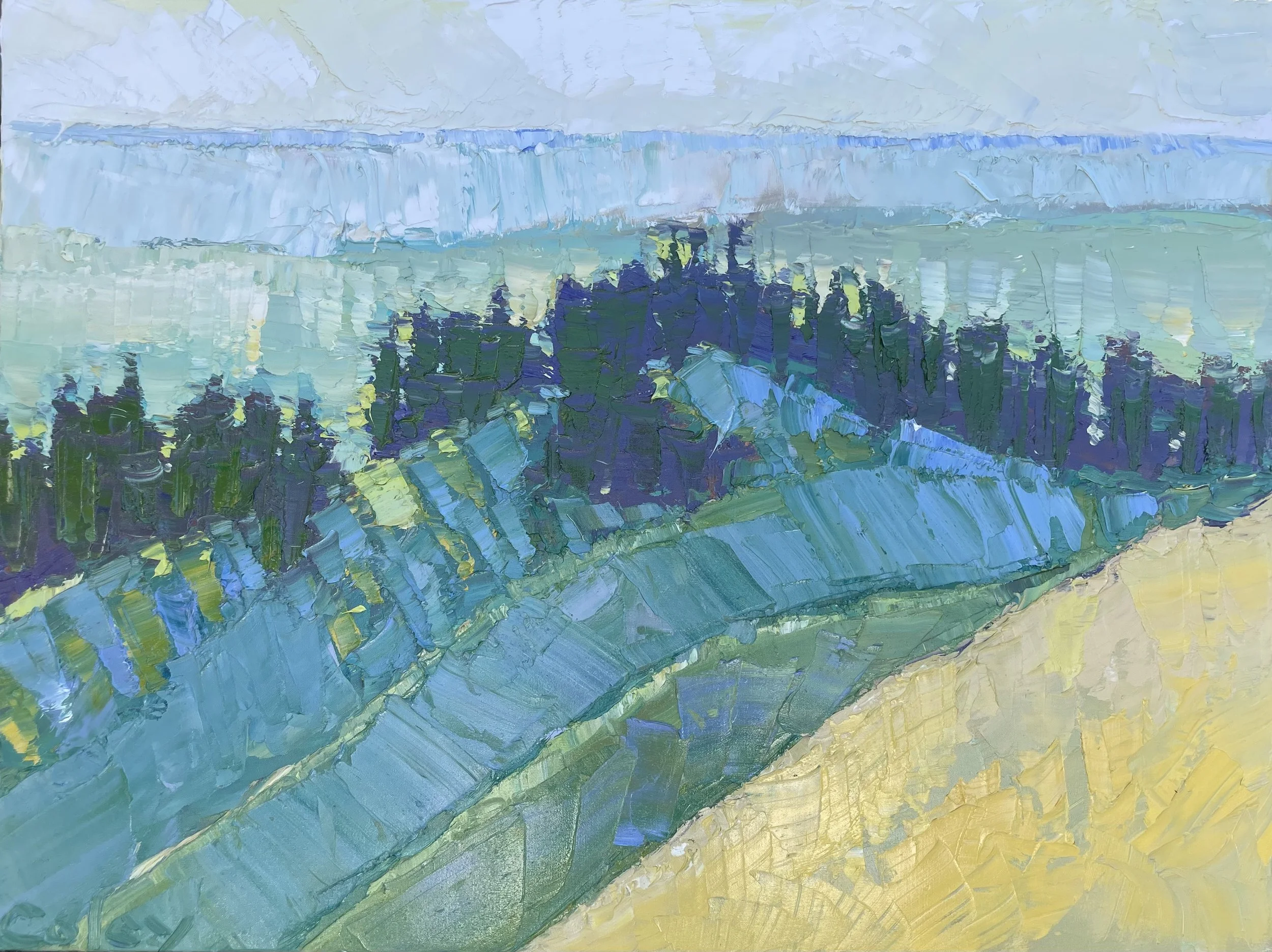 Five Pines on a Ridge #4, 36x48"