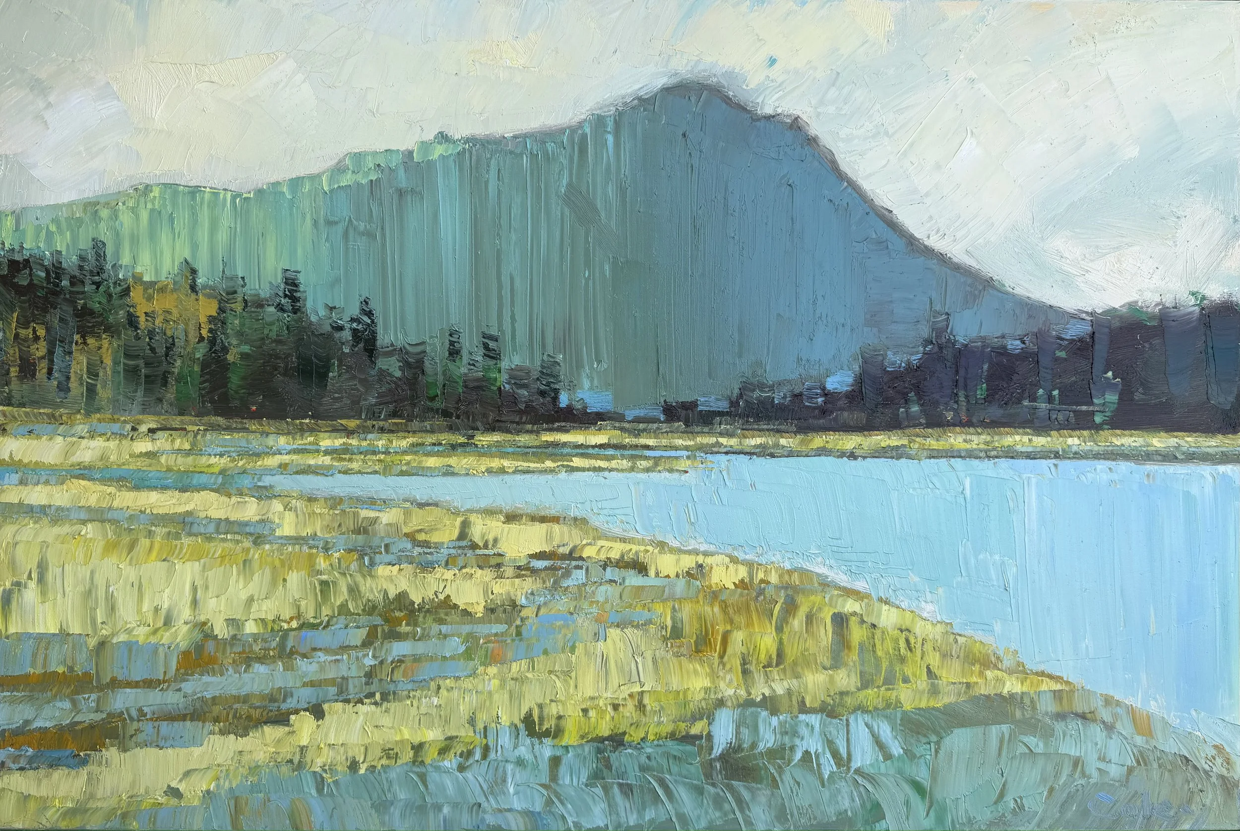 Mt Tam/Richardson Bay #45, 40x60"