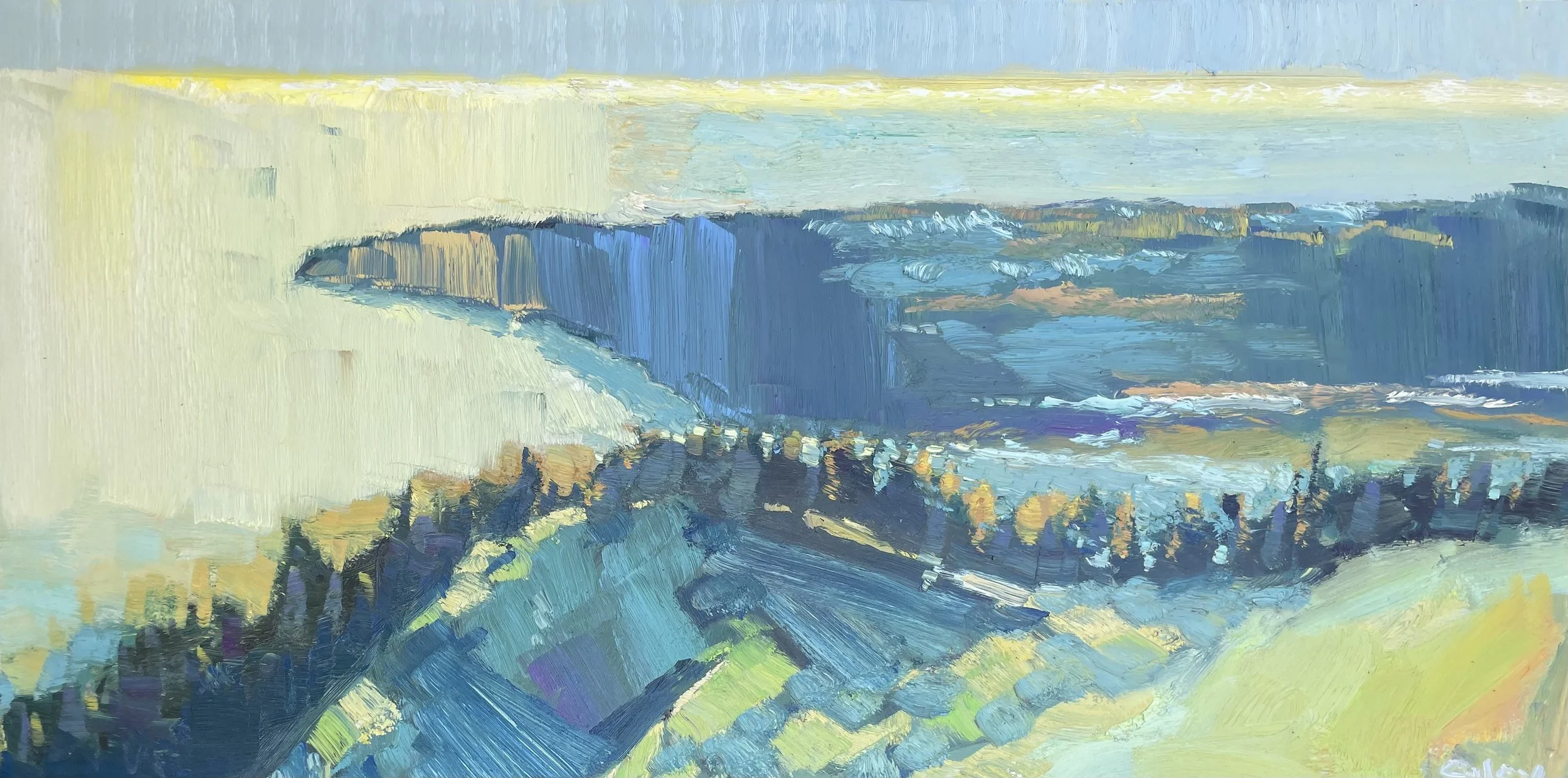 Bolinas Ridge #5, 36x72"