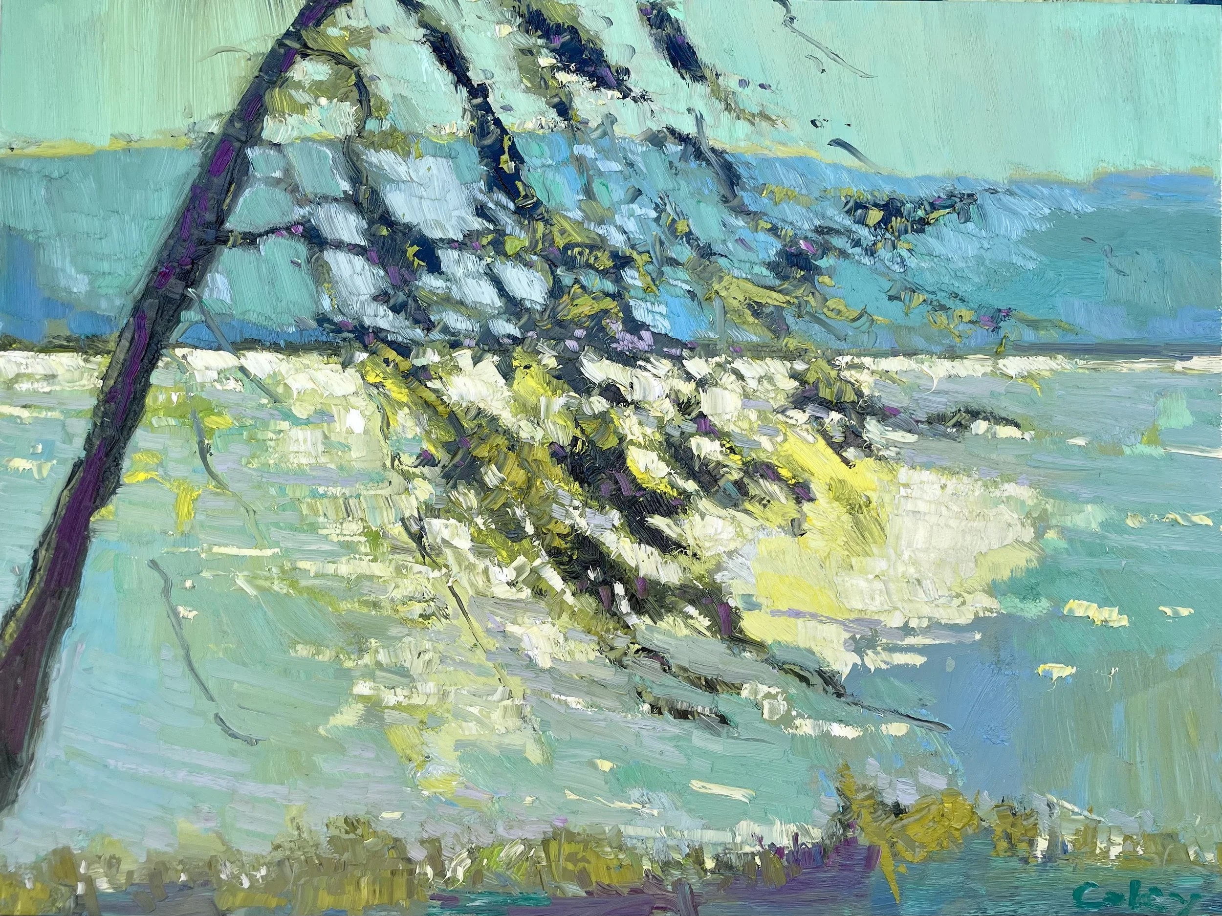 Light Through the Pine Needles #2, 36x48"