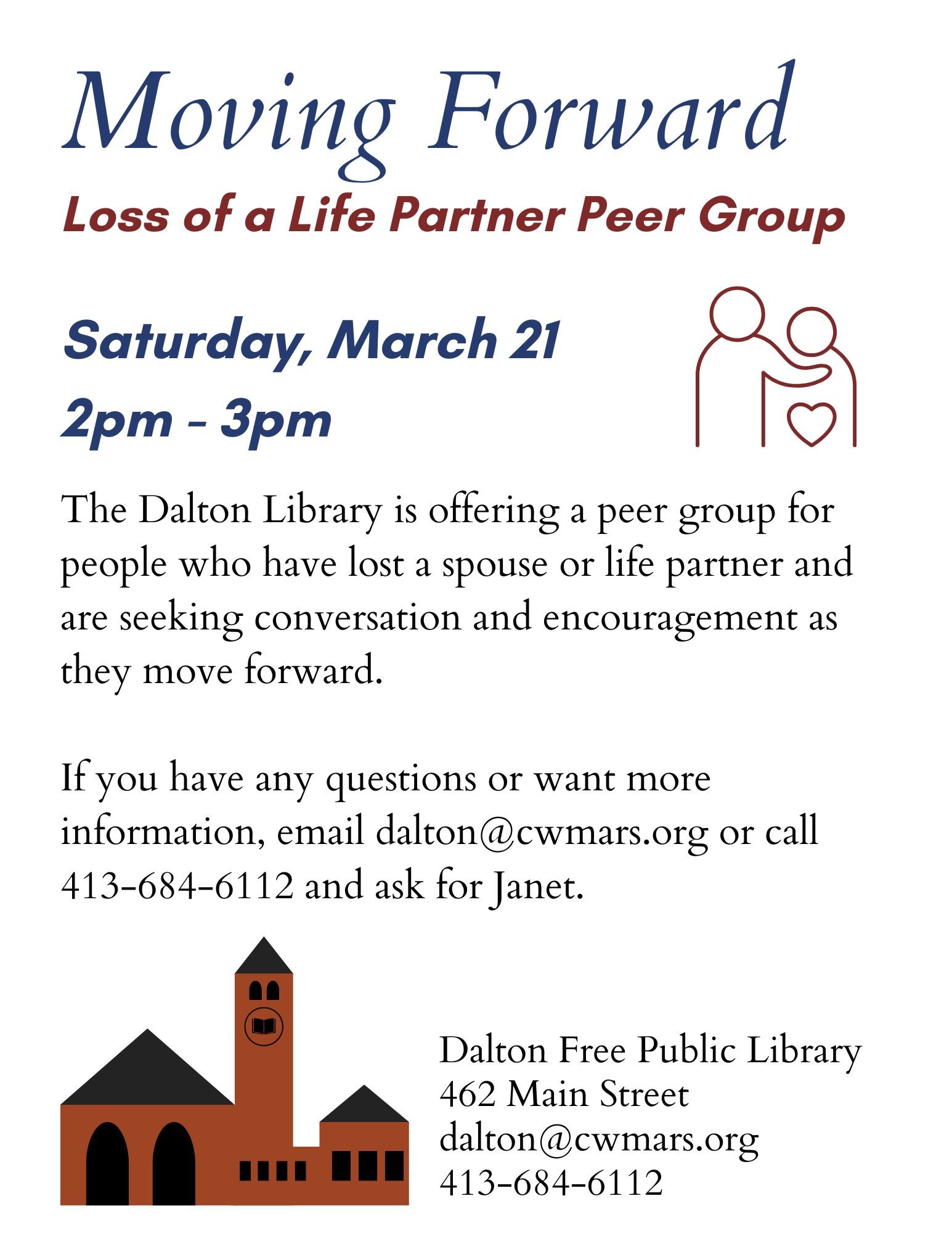 Moving Forward: Loss of a Life Partner Peer Group