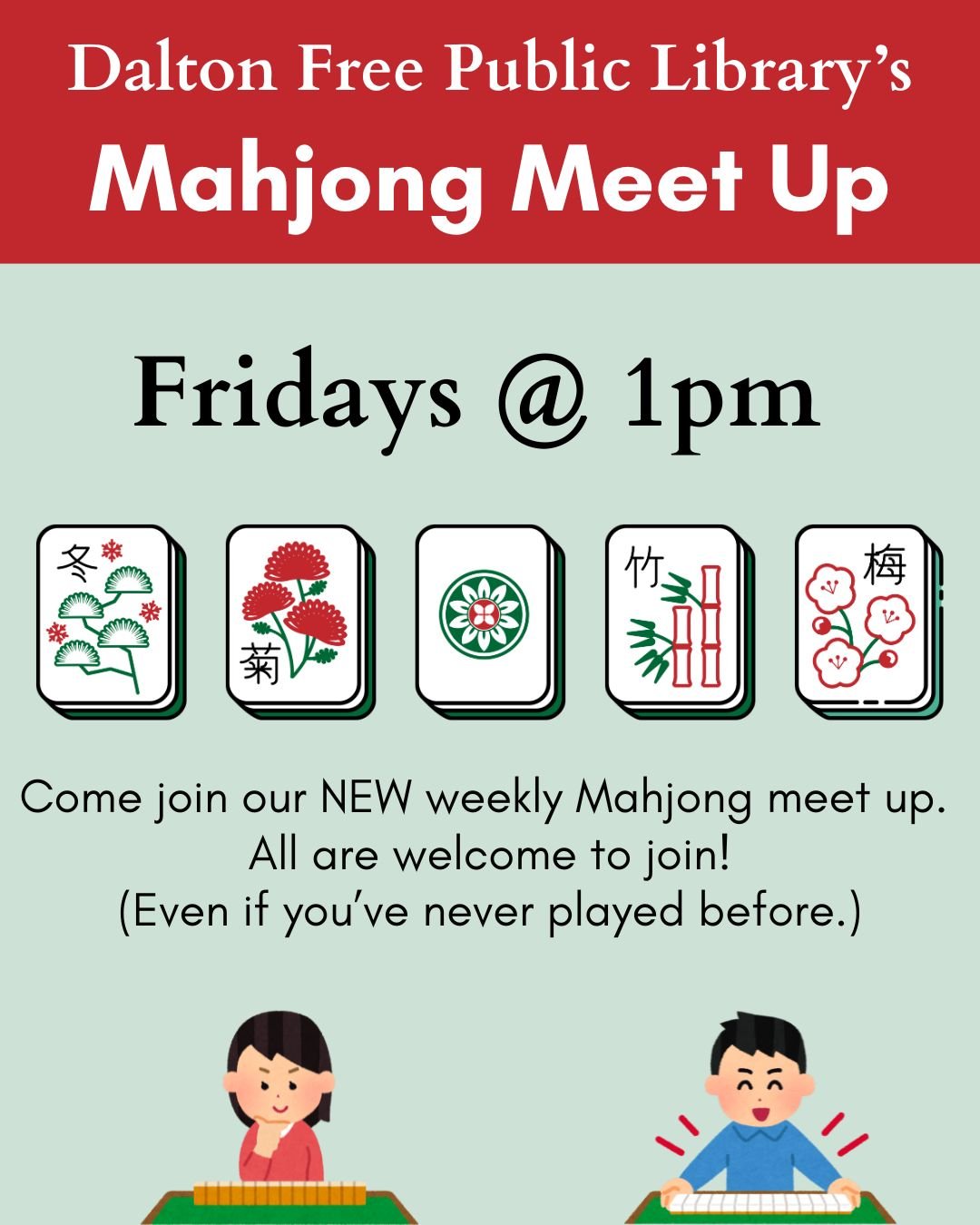 Weekly Mahjong Meet Up