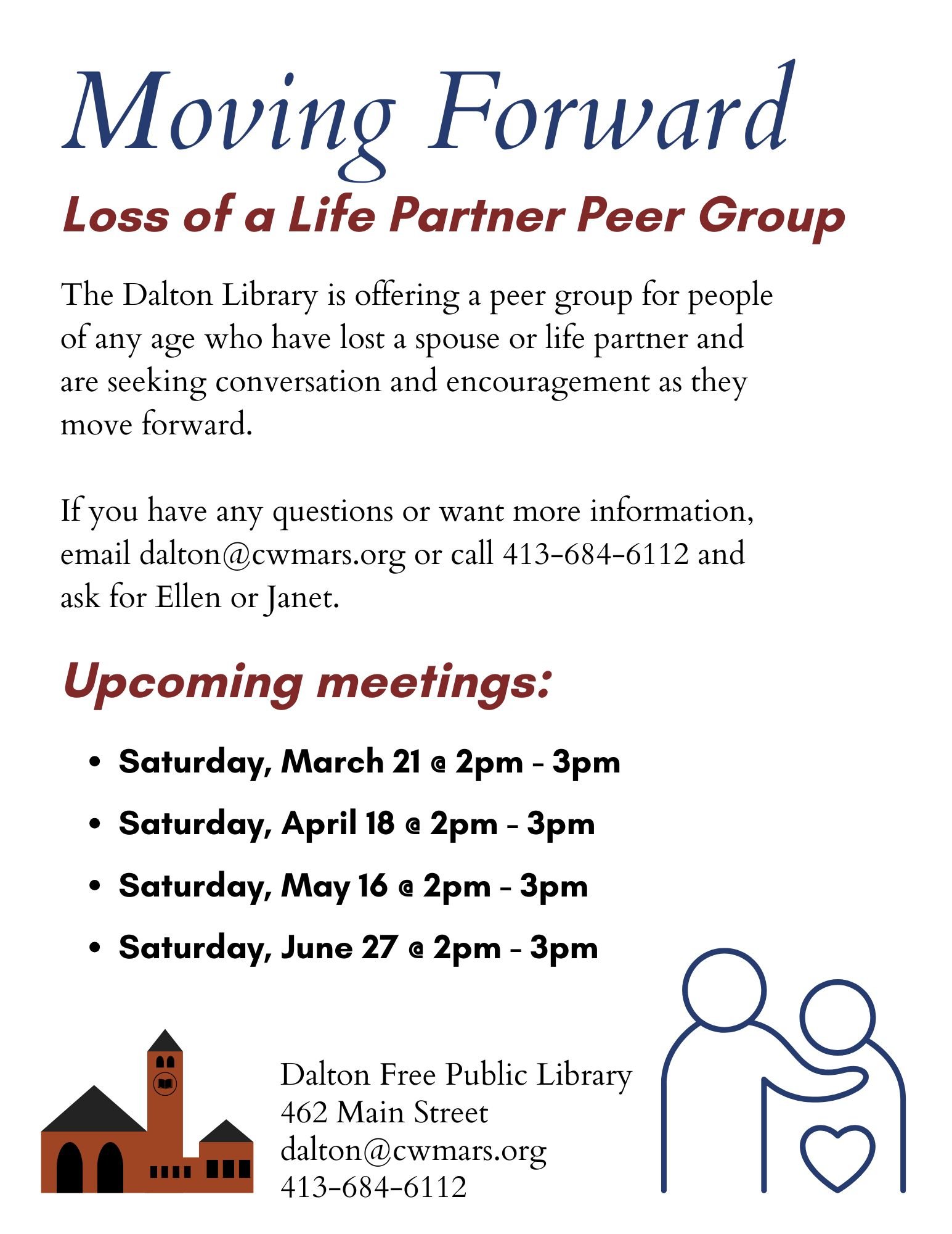Moving Forward: Loss of a Life Partner Peer Group