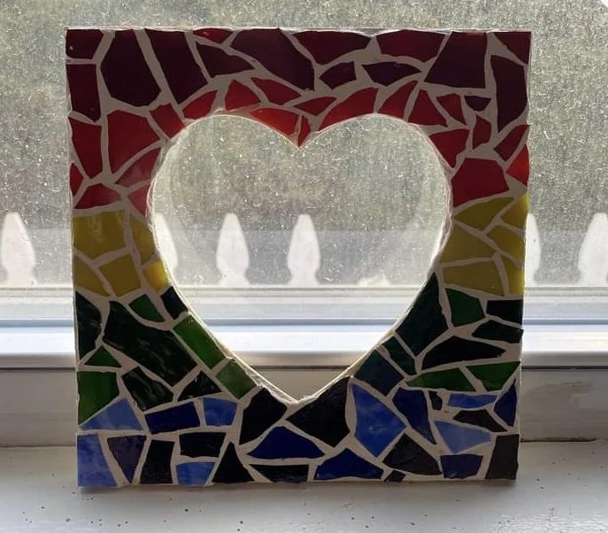 Grown Up Craft Night: Framed Mosaic Hearts 