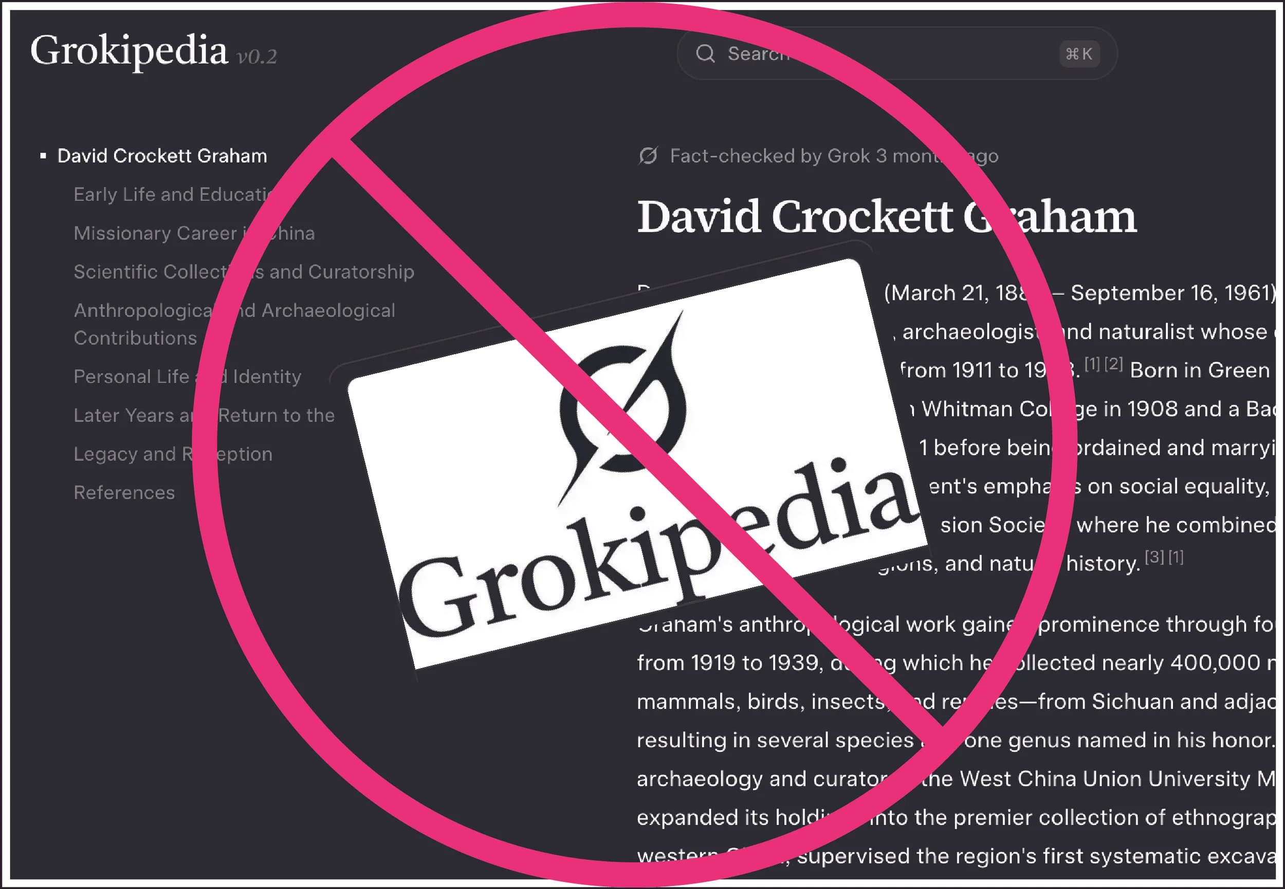 Don’t Trust Grokipedia!!