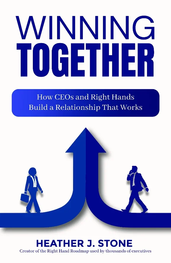 The cover of "Winning Together - How CEOs and Right Hands Build a Relationship That Works"