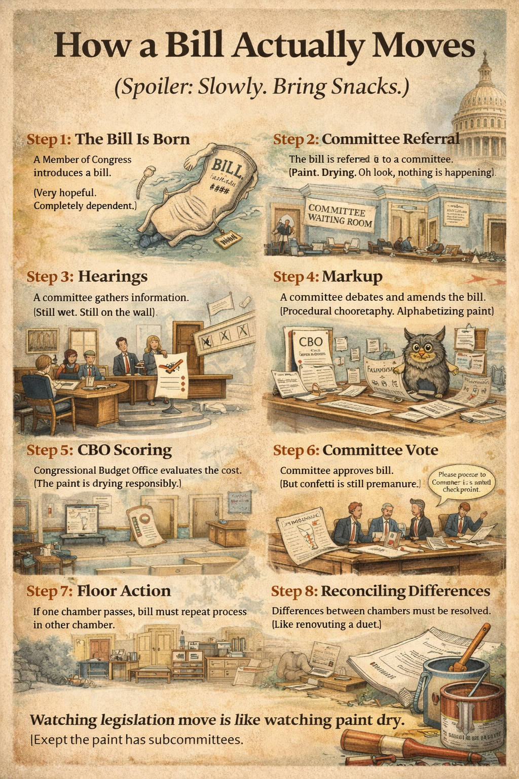 How a Bill Actually Becomes Law