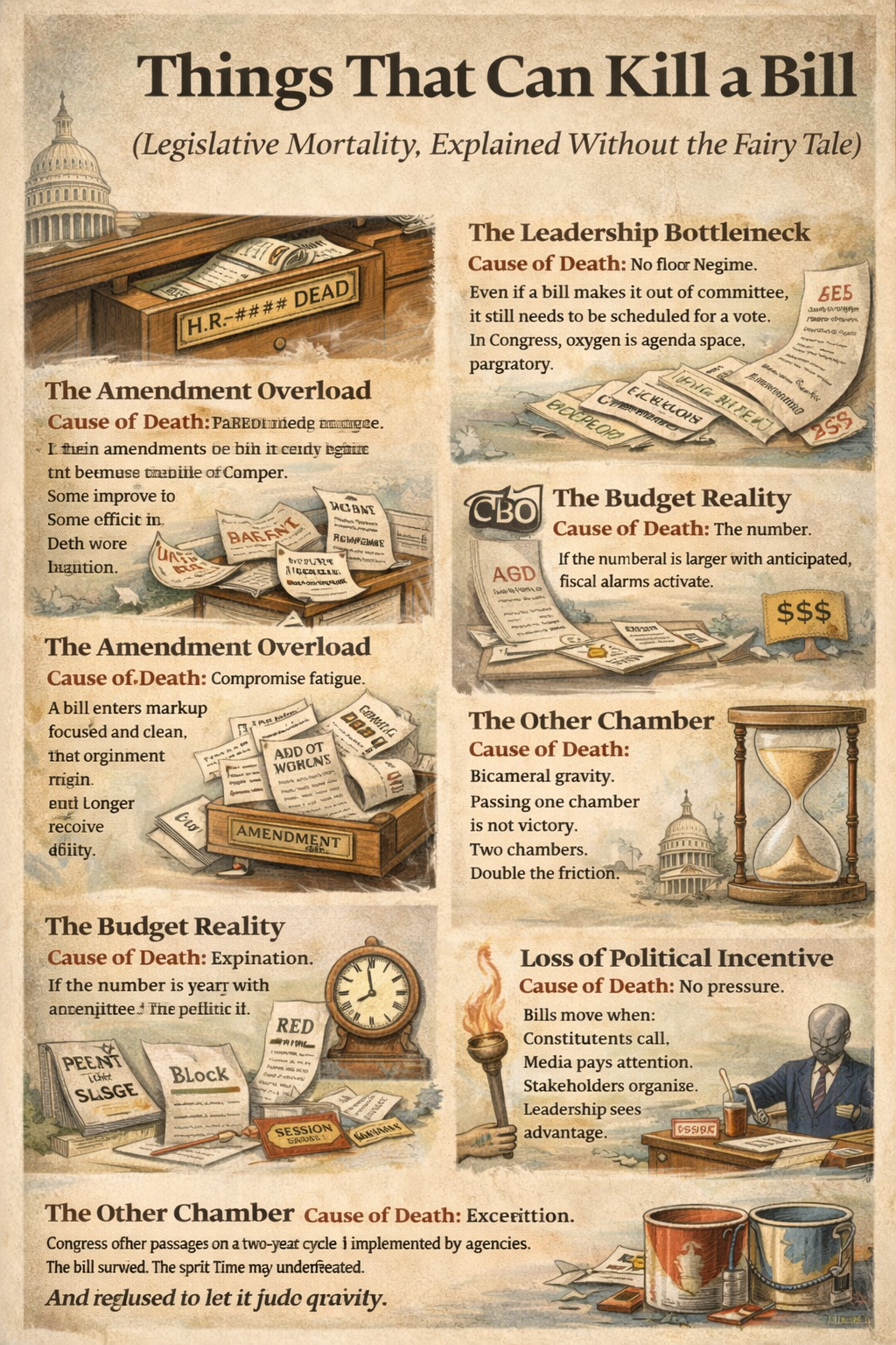 Things That Can Kill a Bill