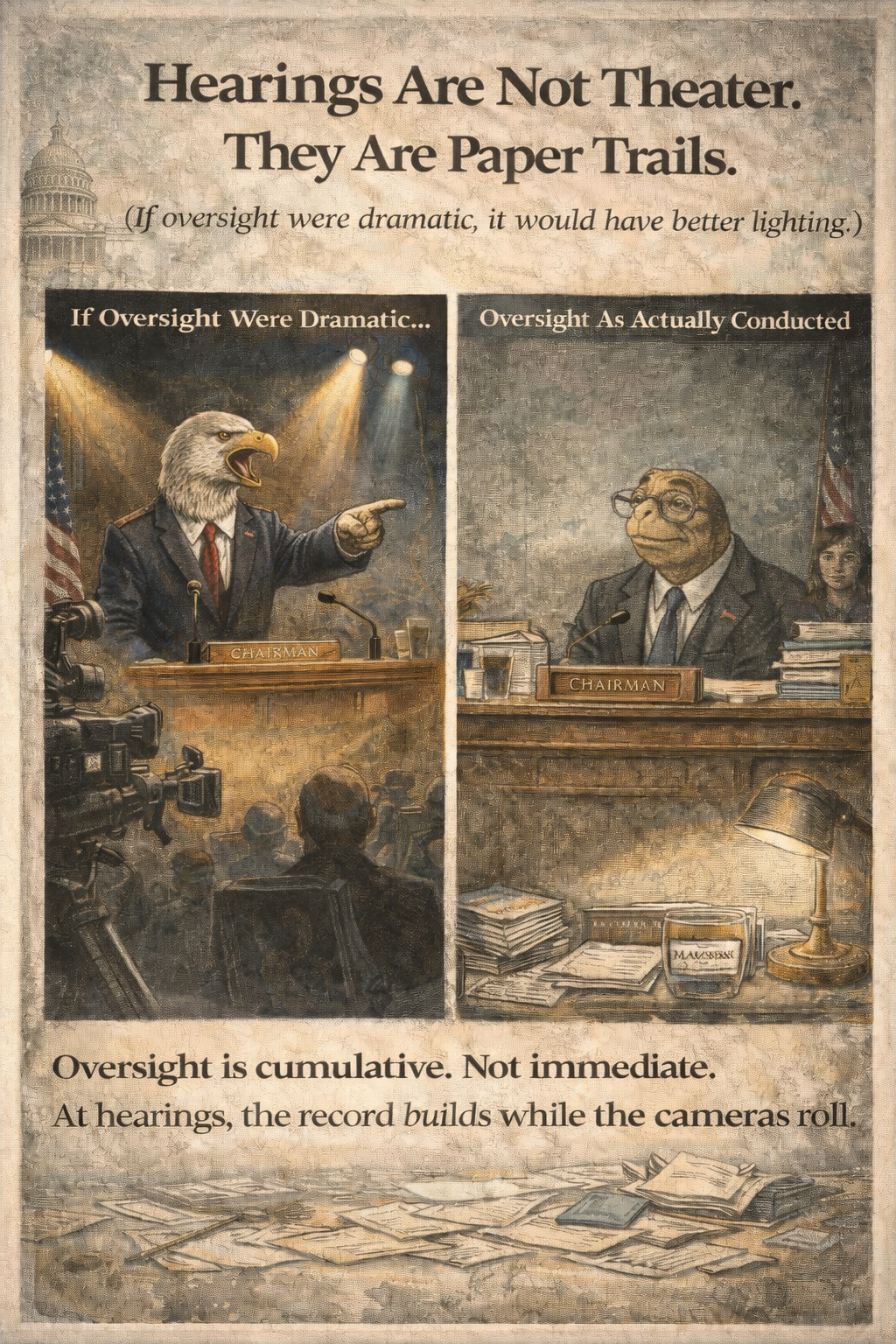 Hearings Should Not Be Theater. 