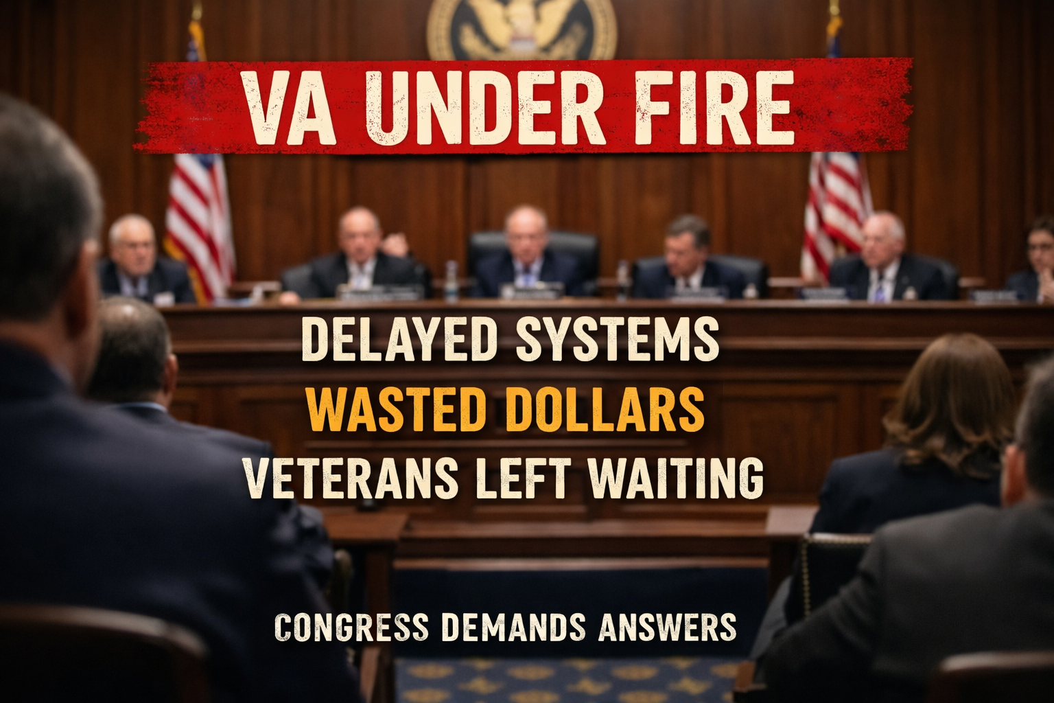 Congress to VA: “We Have Questions.” VA: “We’ll Get Back to You.”