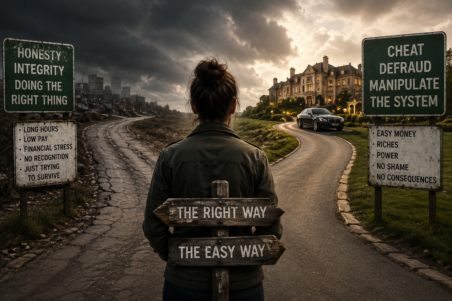 A crossroads of choice and consequence
