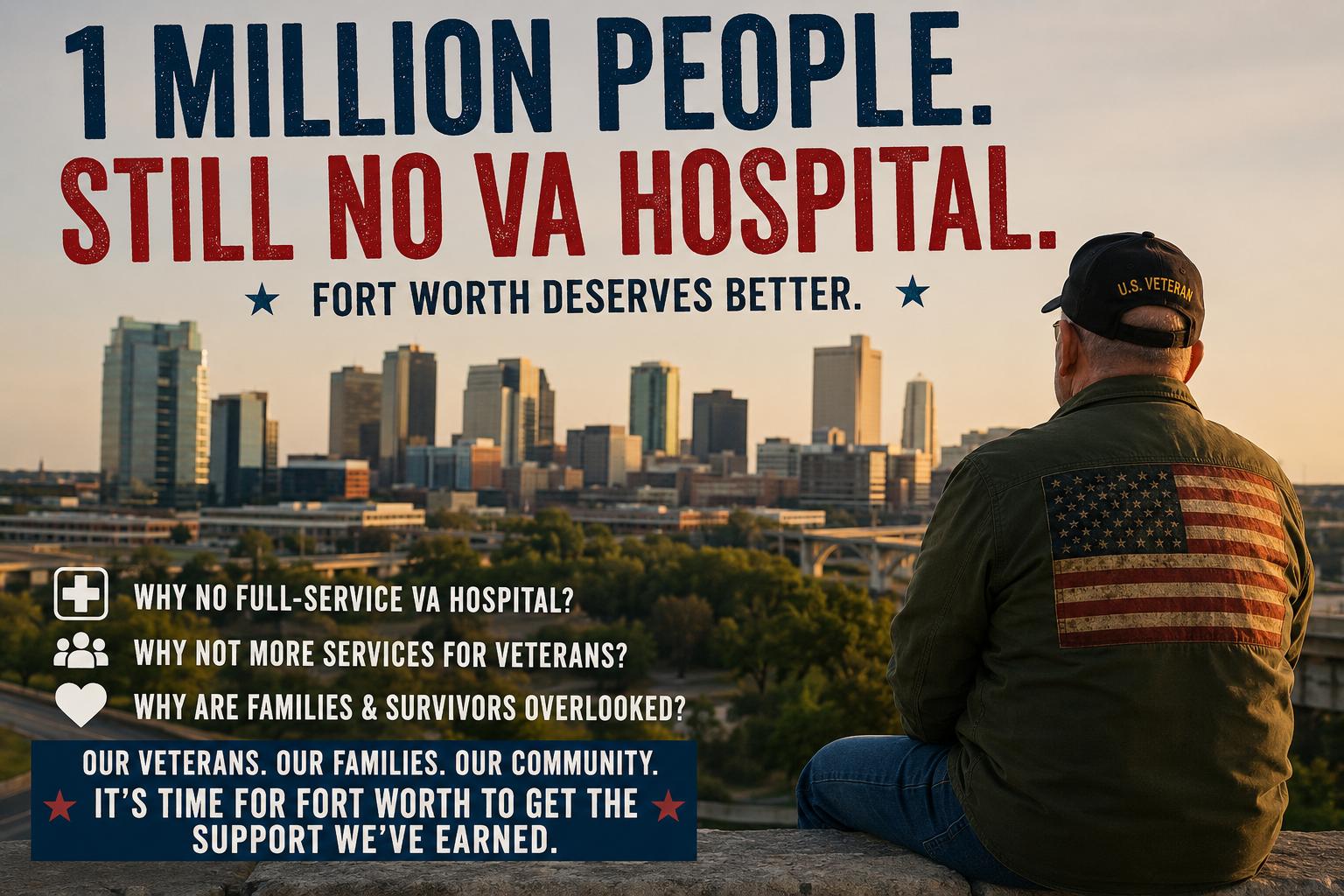 One Million People. Still No VA Hospital.